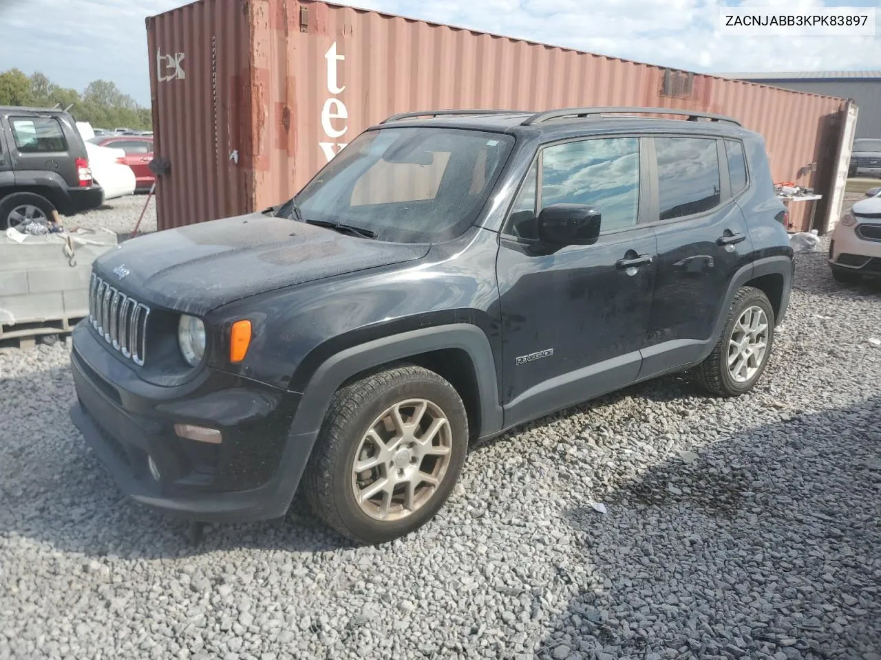 2019 Jeep Renegade Latitude VIN: ZACNJABB3KPK83897 Lot: 74244664