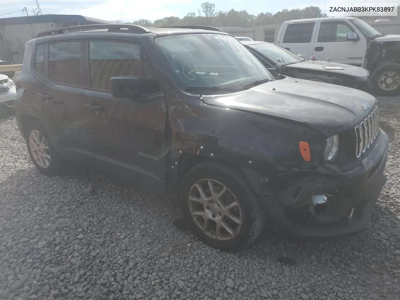 2019 Jeep Renegade Latitude VIN: ZACNJABB3KPK83897 Lot: 74244664