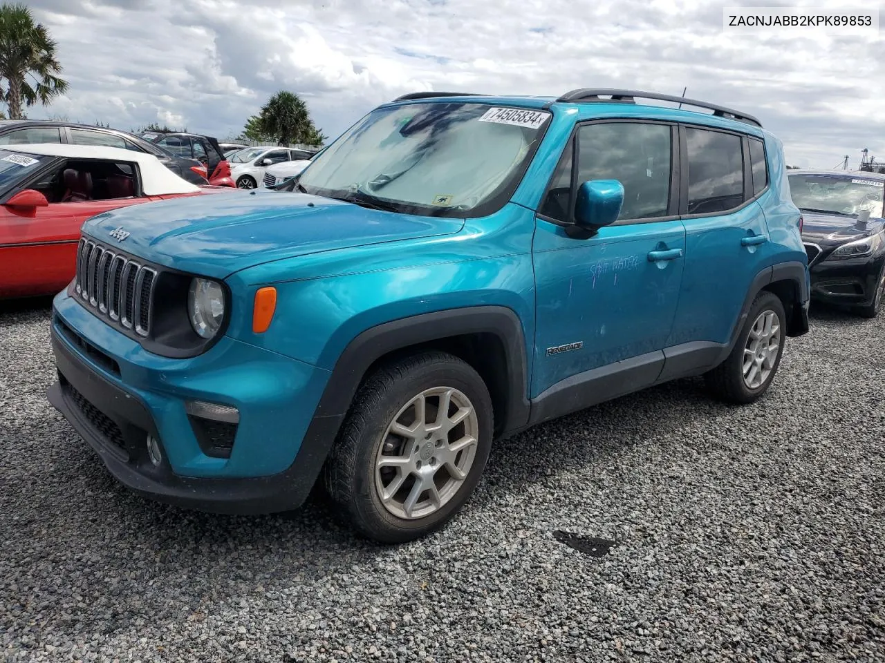 2019 Jeep Renegade Latitude VIN: ZACNJABB2KPK89853 Lot: 74505834