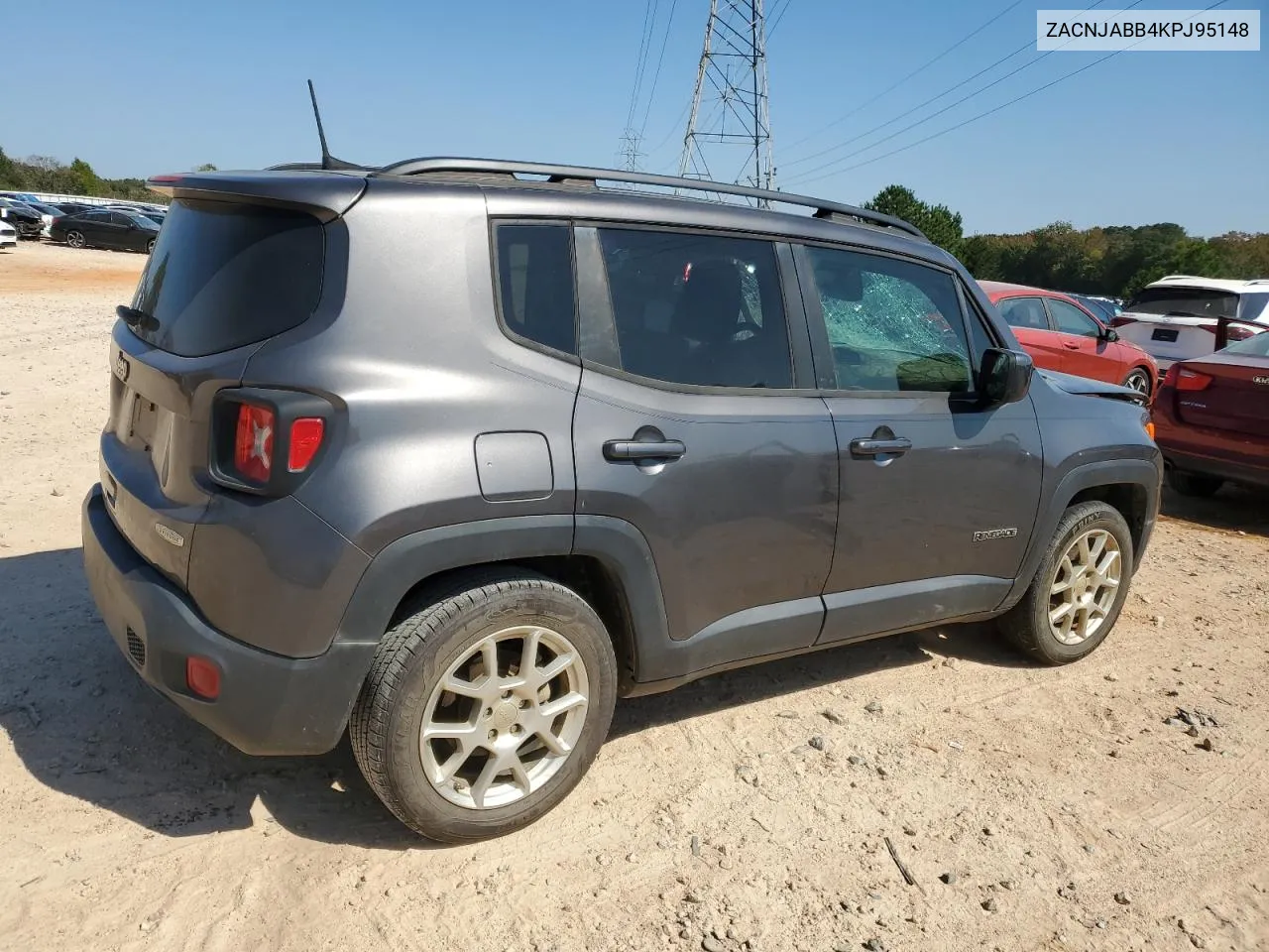 2019 Jeep Renegade Latitude VIN: ZACNJABB4KPJ95148 Lot: 75301364