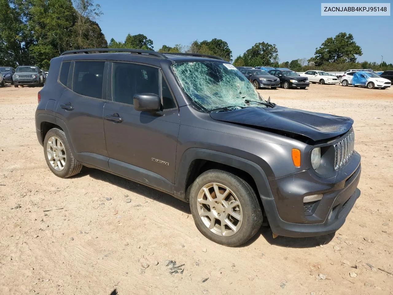 2019 Jeep Renegade Latitude VIN: ZACNJABB4KPJ95148 Lot: 75301364