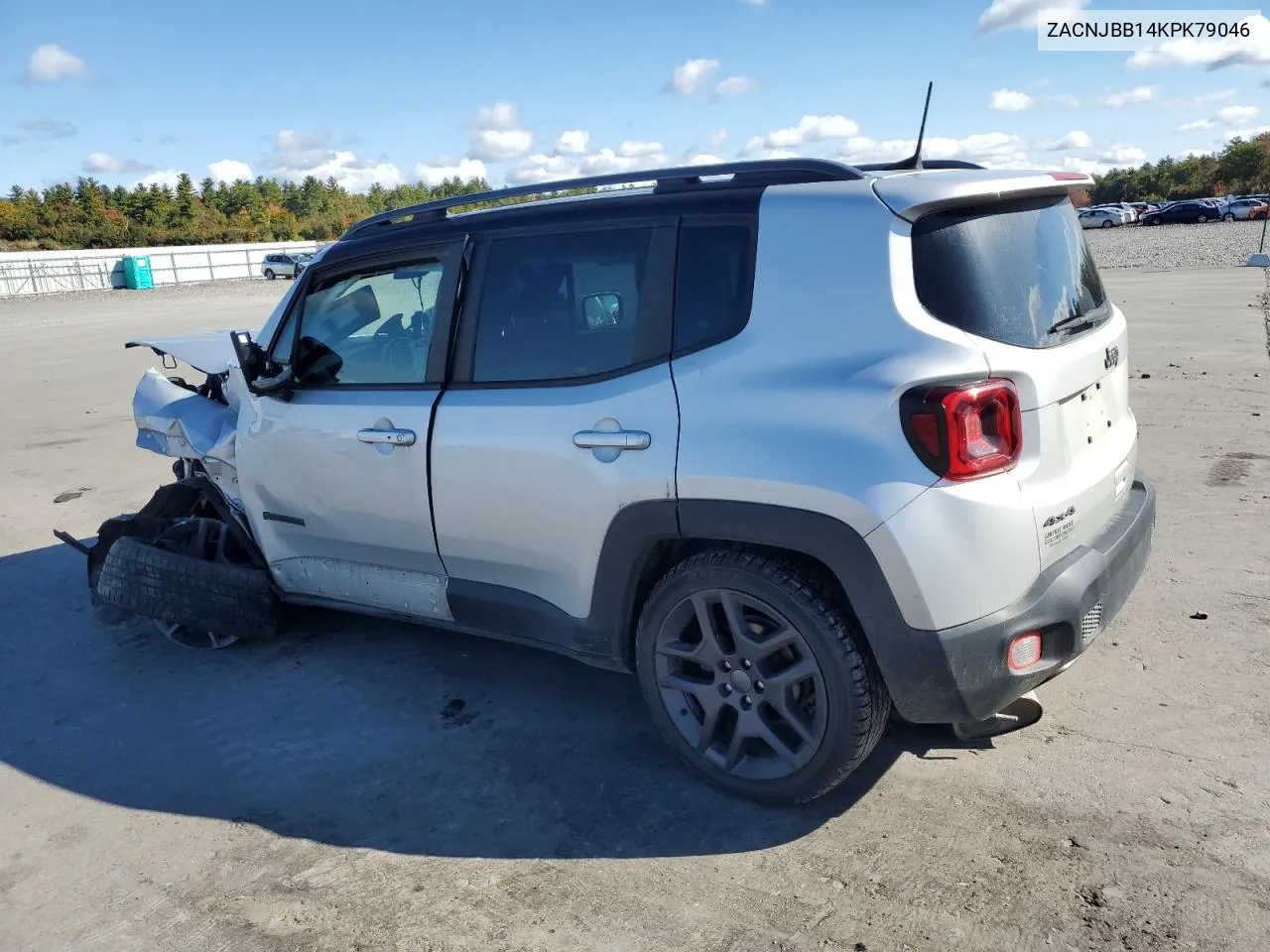 2019 Jeep Renegade Latitude VIN: ZACNJBB14KPK79046 Lot: 75429614