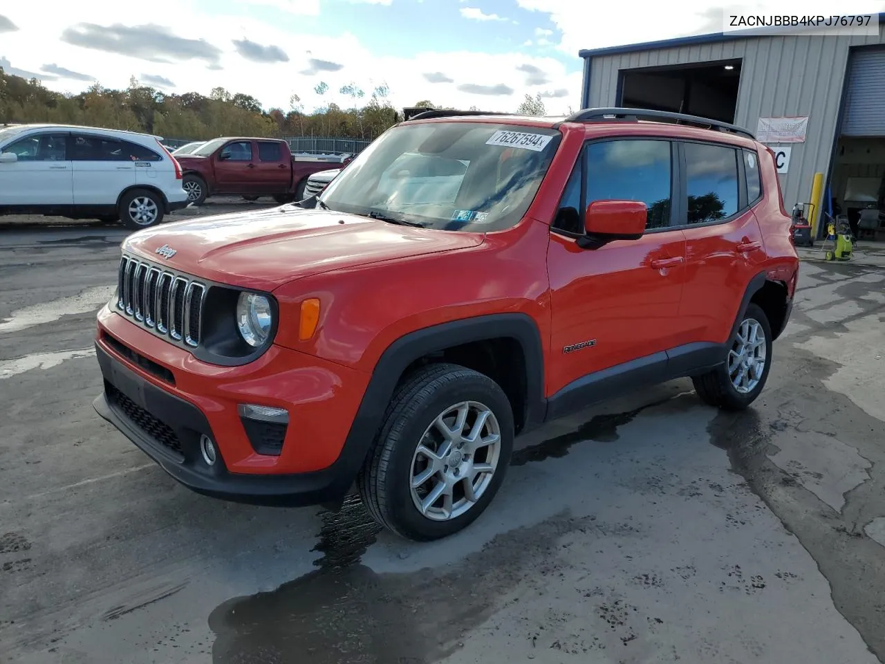 2019 Jeep Renegade Latitude VIN: ZACNJBBB4KPJ76797 Lot: 76267594