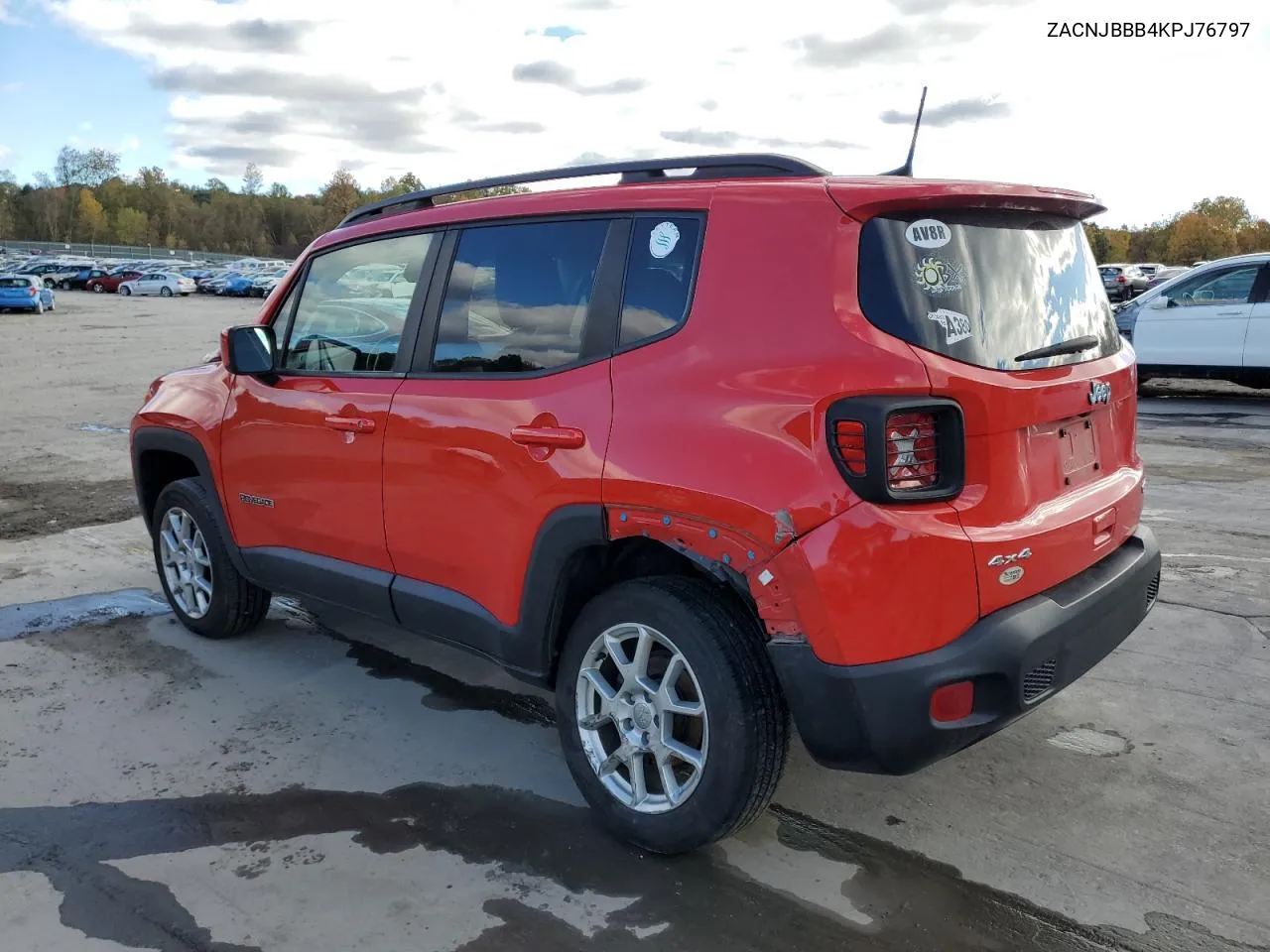 2019 Jeep Renegade Latitude VIN: ZACNJBBB4KPJ76797 Lot: 76267594