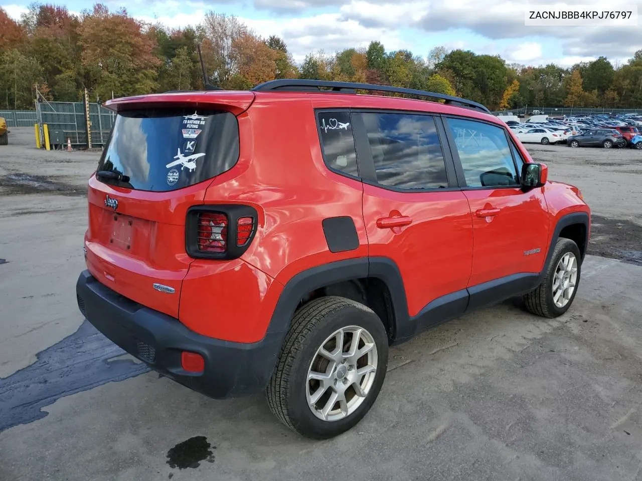 2019 Jeep Renegade Latitude VIN: ZACNJBBB4KPJ76797 Lot: 76267594