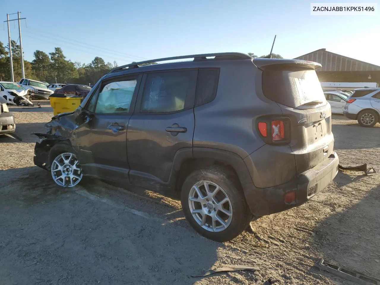 2019 Jeep Renegade Latitude VIN: ZACNJABB1KPK51496 Lot: 76416454