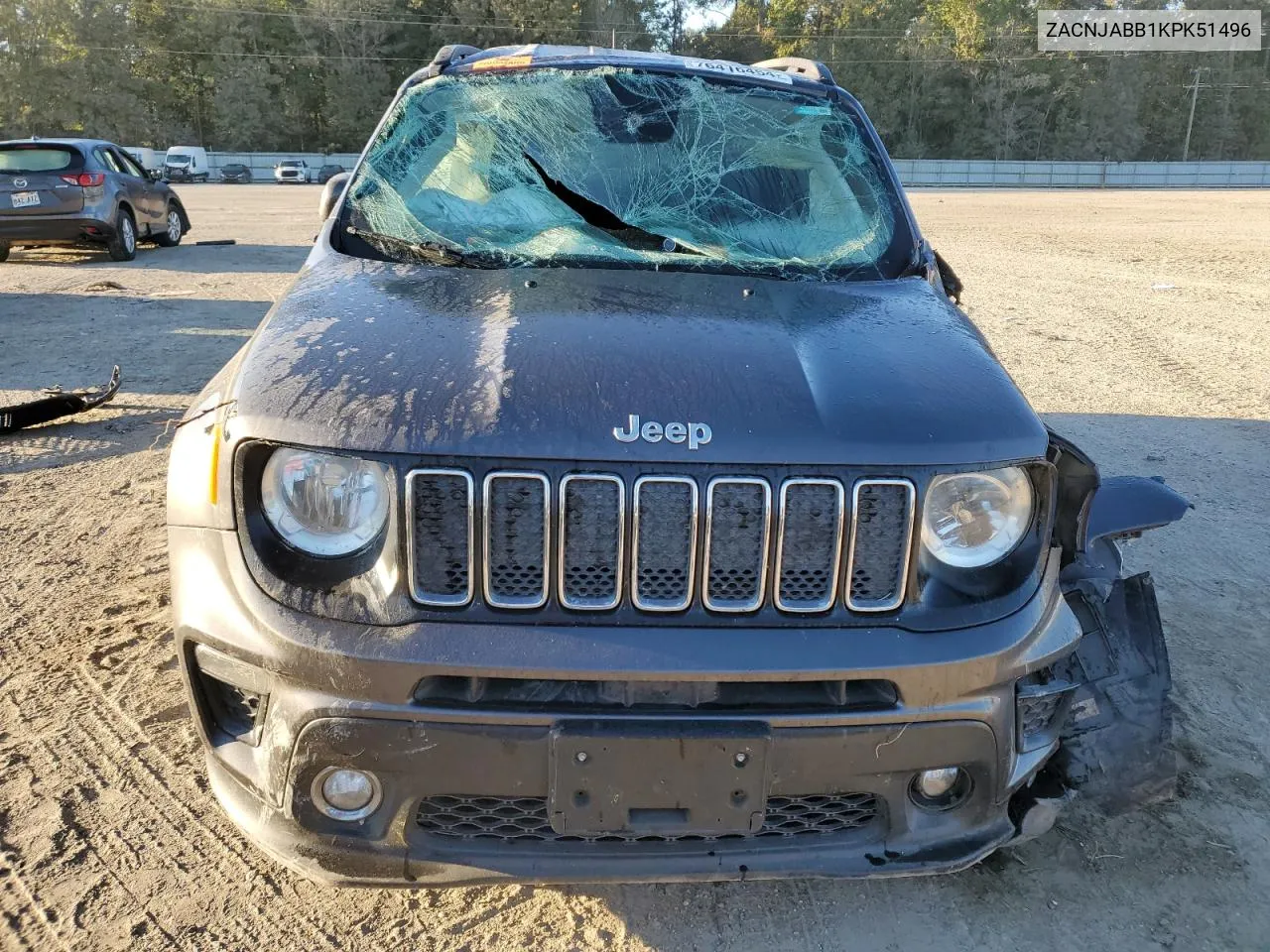 2019 Jeep Renegade Latitude VIN: ZACNJABB1KPK51496 Lot: 76416454