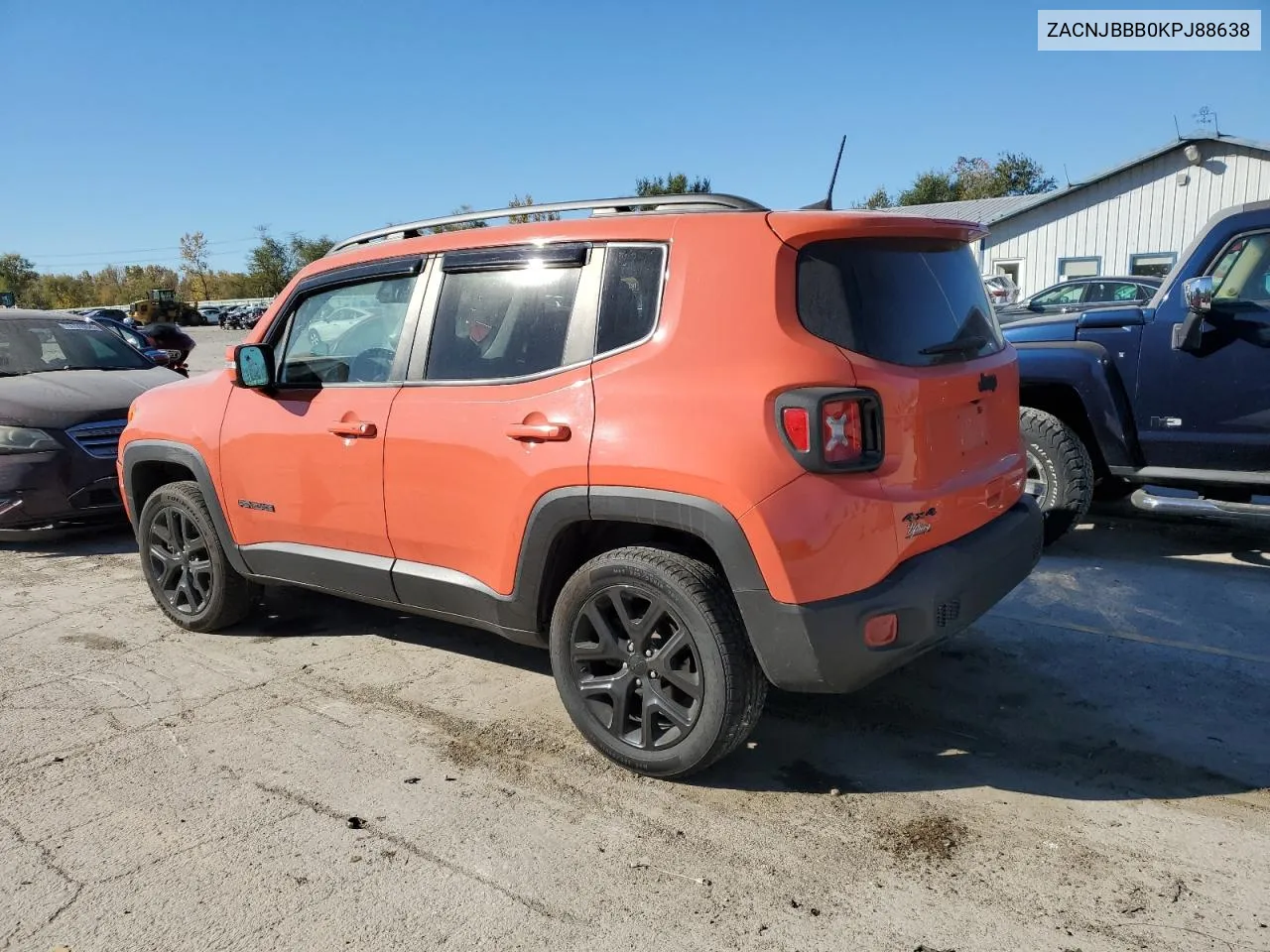 2019 Jeep Renegade Latitude VIN: ZACNJBBB0KPJ88638 Lot: 76483454