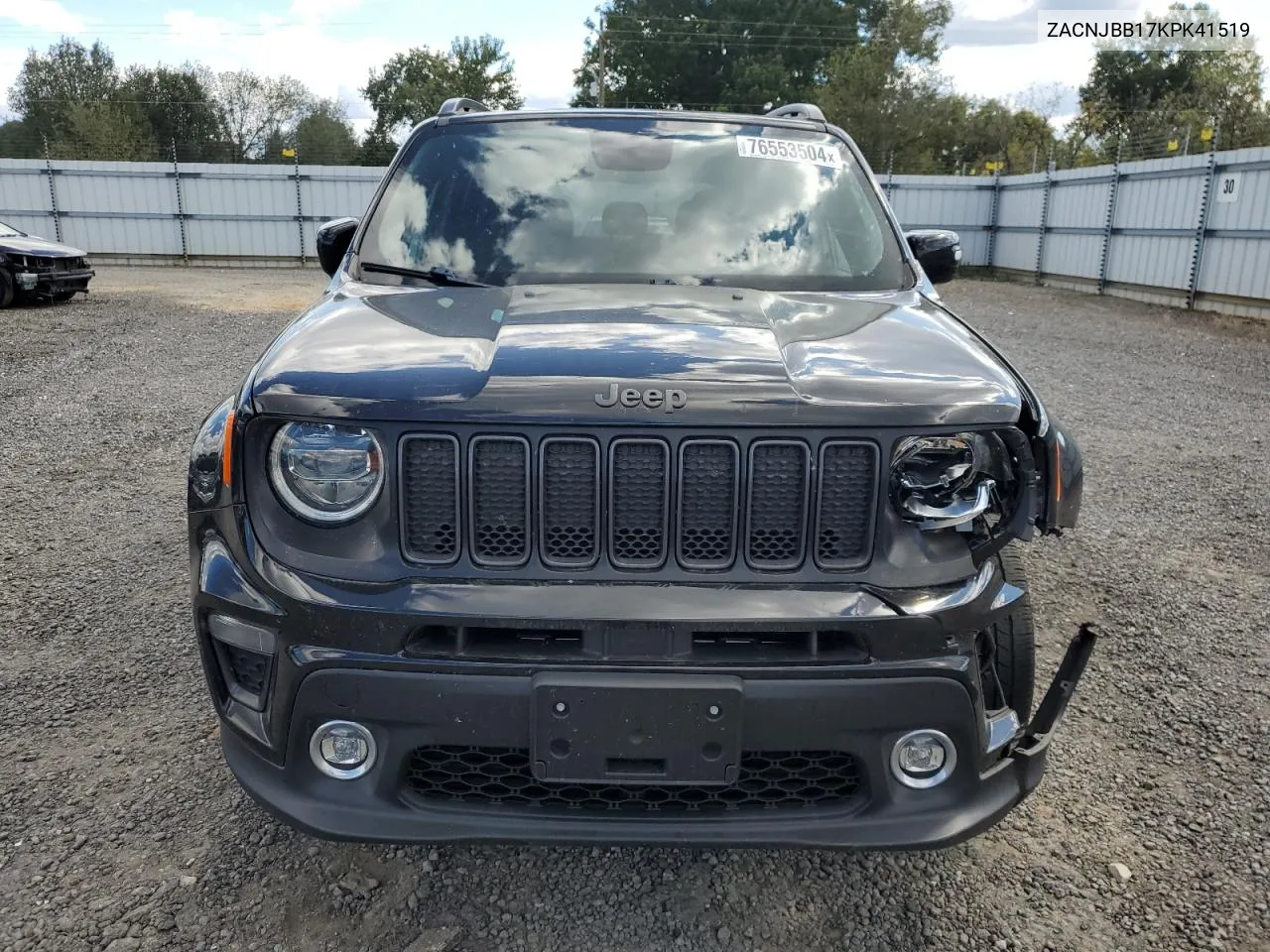 2019 Jeep Renegade Latitude VIN: ZACNJBB17KPK41519 Lot: 76553504