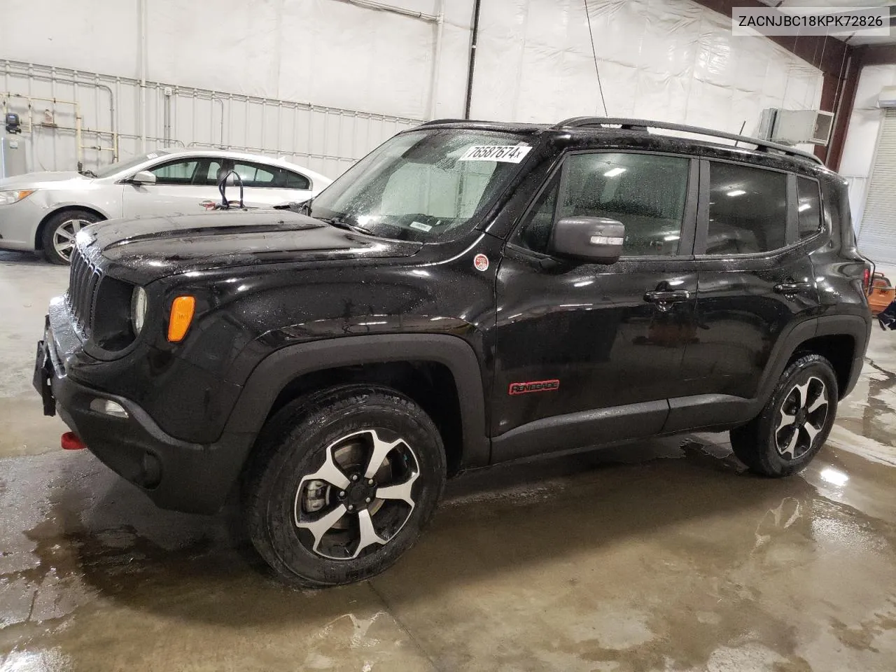 2019 Jeep Renegade Trailhawk VIN: ZACNJBC18KPK72826 Lot: 76587674