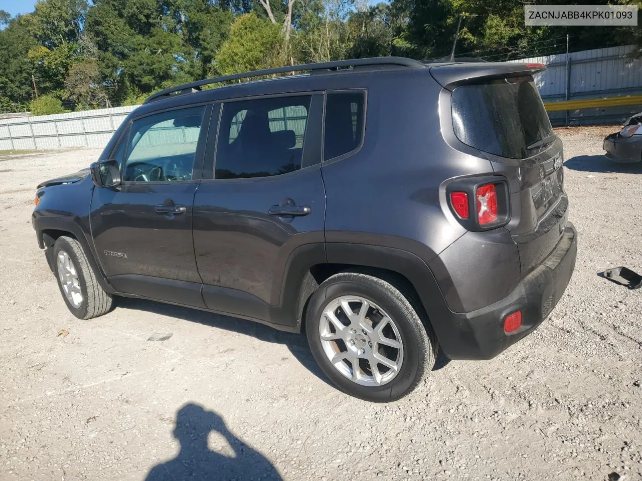 2019 Jeep Renegade Latitude VIN: ZACNJABB4KPK01093 Lot: 76970304