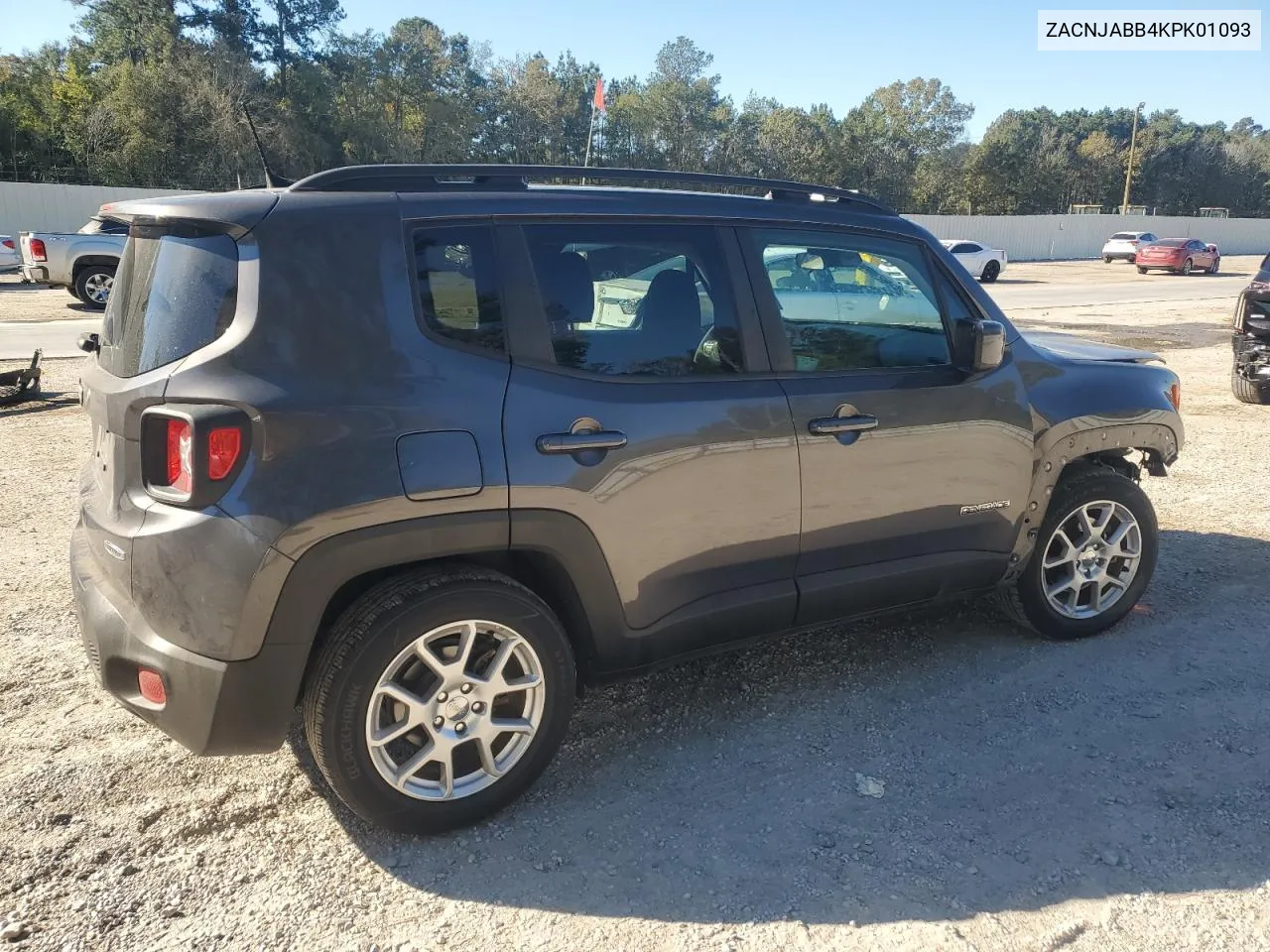 2019 Jeep Renegade Latitude VIN: ZACNJABB4KPK01093 Lot: 76970304