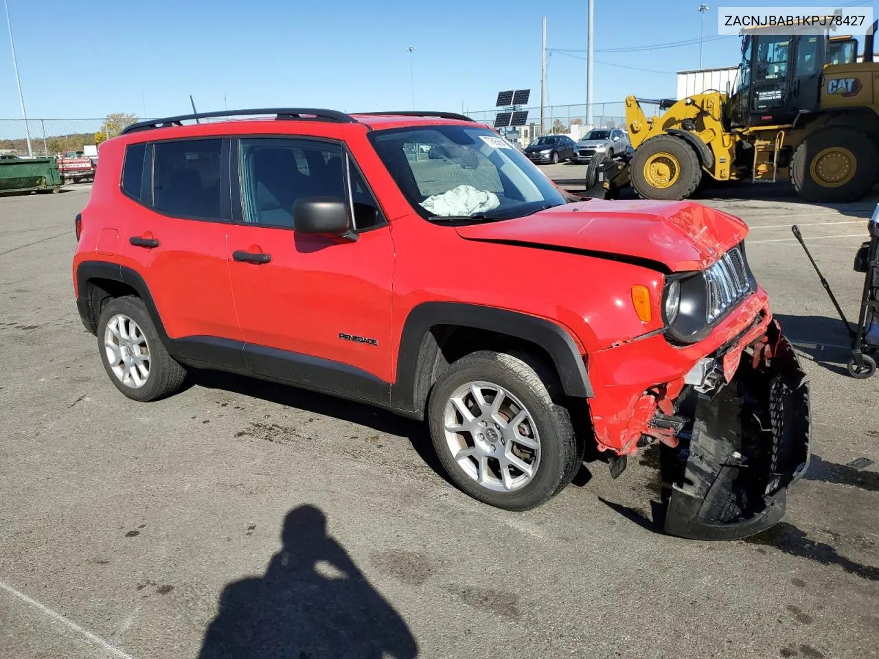 2019 Jeep Renegade Sport VIN: ZACNJBAB1KPJ78427 Lot: 77695684