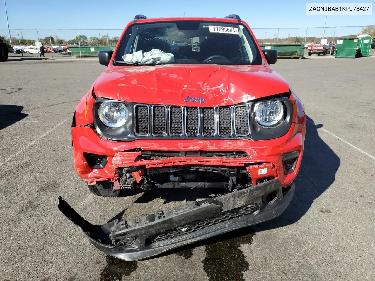 2019 Jeep Renegade Sport VIN: ZACNJBAB1KPJ78427 Lot: 77695684