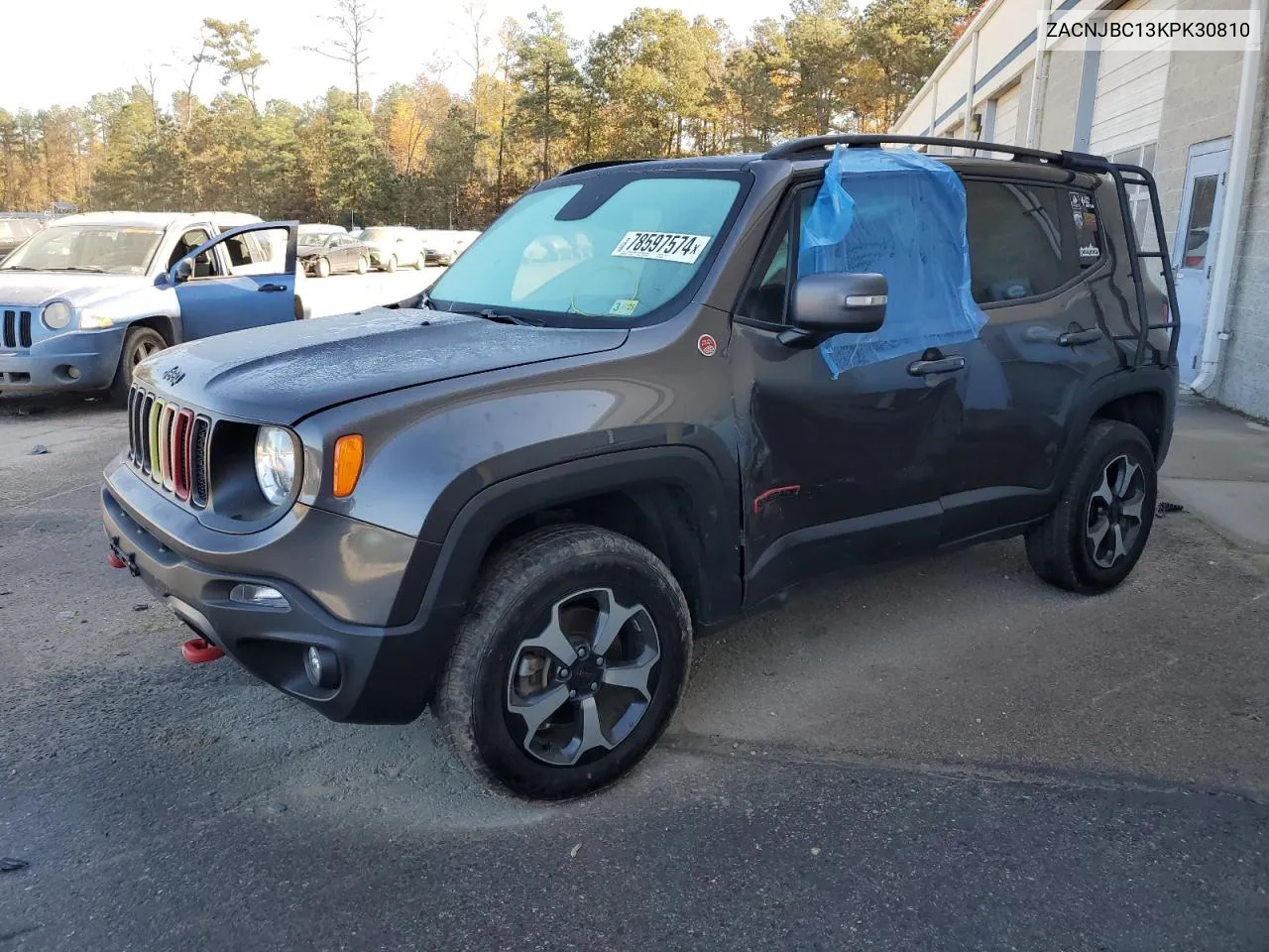 2019 Jeep Renegade Trailhawk VIN: ZACNJBC13KPK30810 Lot: 78597574