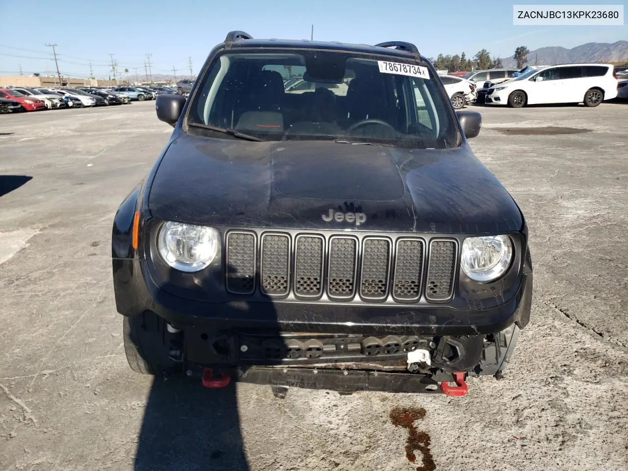 2019 Jeep Renegade Trailhawk VIN: ZACNJBC13KPK23680 Lot: 78678734