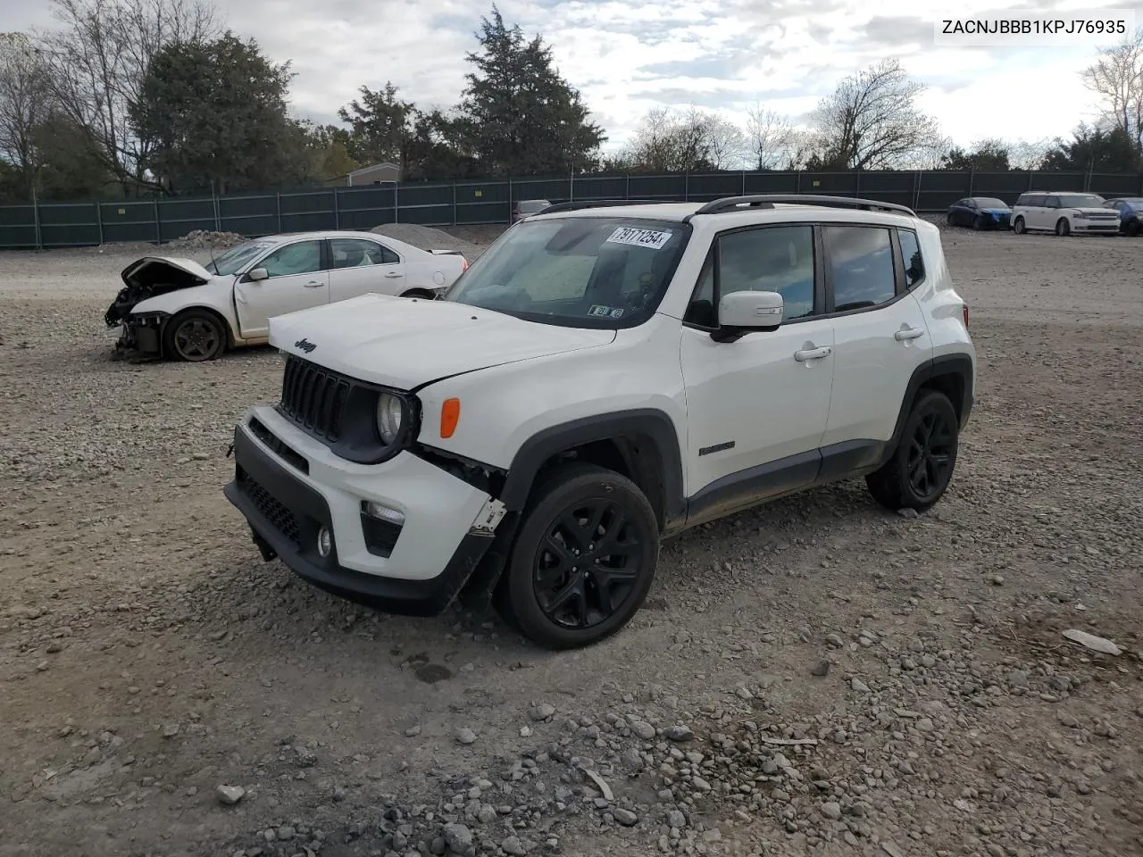 2019 Jeep Renegade Latitude VIN: ZACNJBBB1KPJ76935 Lot: 79171254