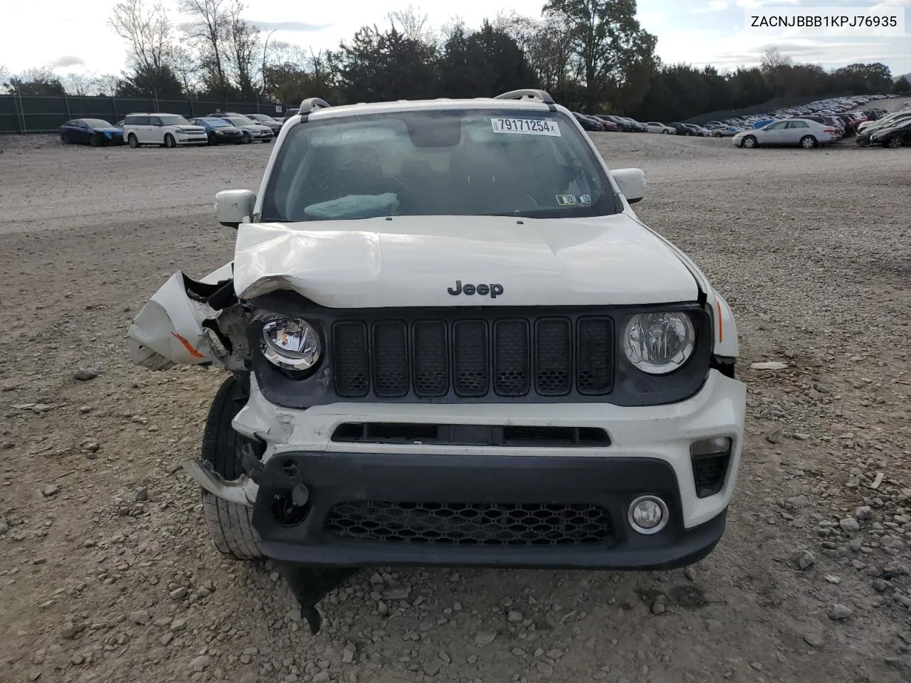 2019 Jeep Renegade Latitude VIN: ZACNJBBB1KPJ76935 Lot: 79171254