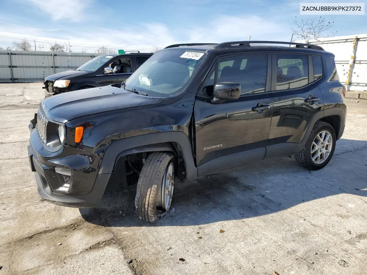 2019 Jeep Renegade Latitude VIN: ZACNJBBB9KPK27372 Lot: 79727094