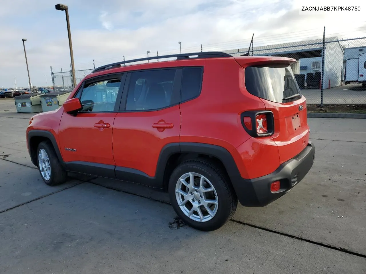 2019 Jeep Renegade Latitude VIN: ZACNJABB7KPK48750 Lot: 80511484