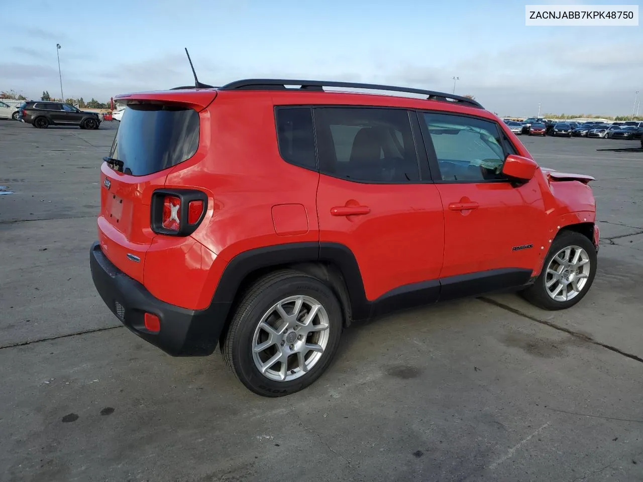 2019 Jeep Renegade Latitude VIN: ZACNJABB7KPK48750 Lot: 80511484