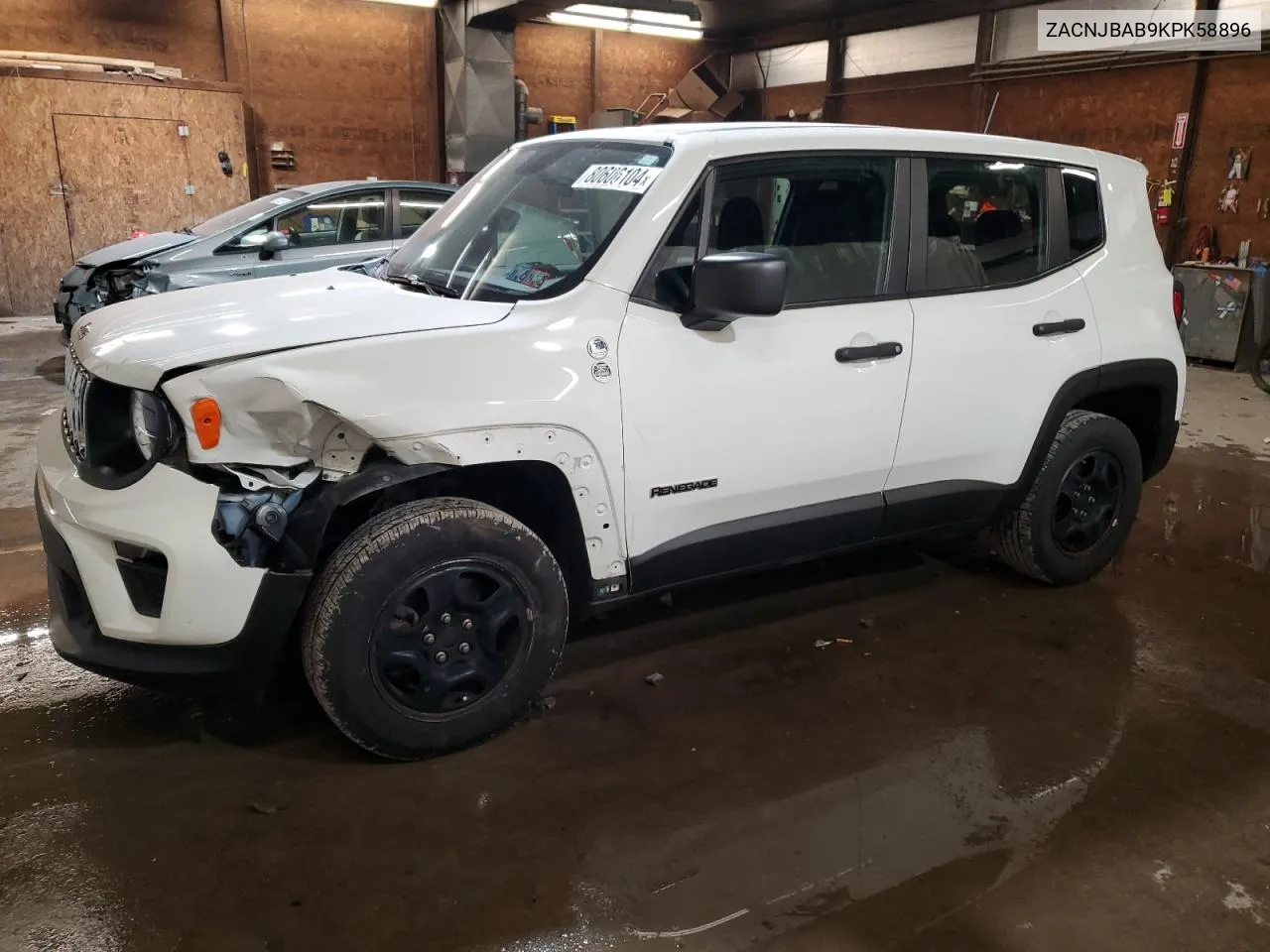 2019 Jeep Renegade Sport VIN: ZACNJBAB9KPK58896 Lot: 80606104