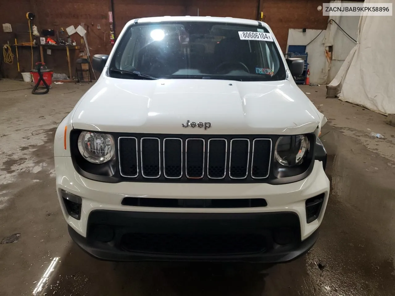 2019 Jeep Renegade Sport VIN: ZACNJBAB9KPK58896 Lot: 80606104