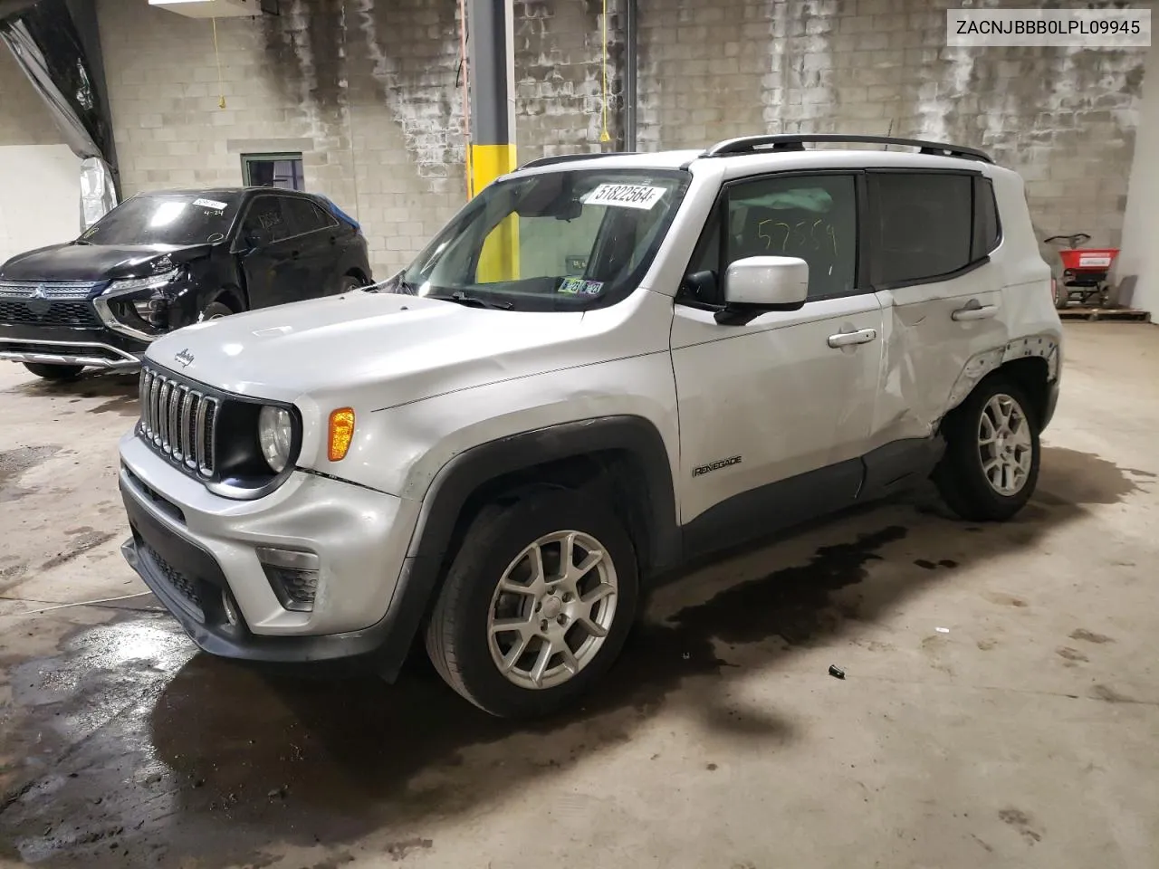 2020 Jeep Renegade Latitude VIN: ZACNJBBB0LPL09945 Lot: 51822564