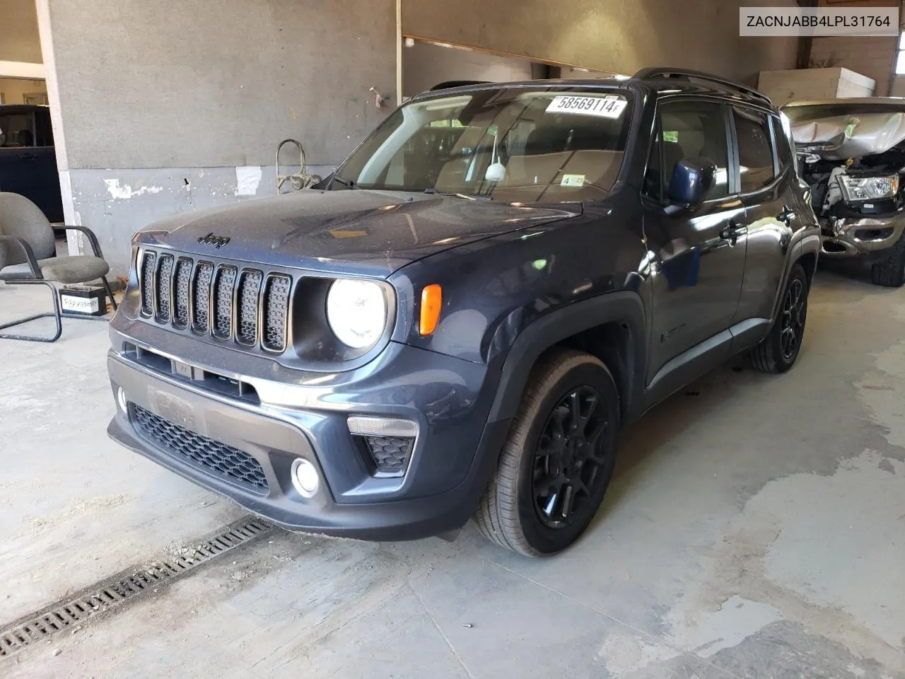 2020 Jeep Renegade Latitude VIN: ZACNJABB4LPL31764 Lot: 58569114