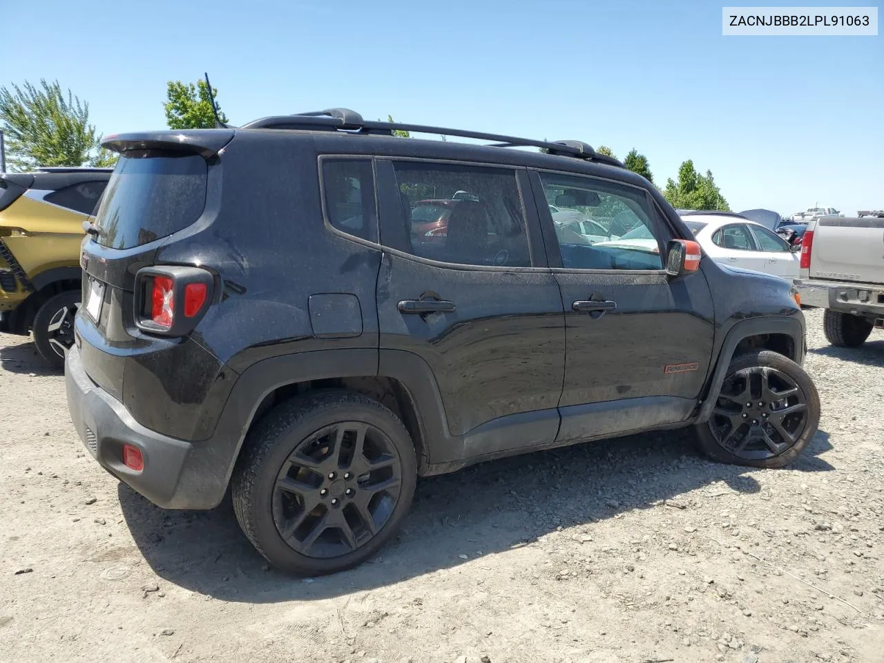 2020 Jeep Renegade Latitude VIN: ZACNJBBB2LPL91063 Lot: 59318374