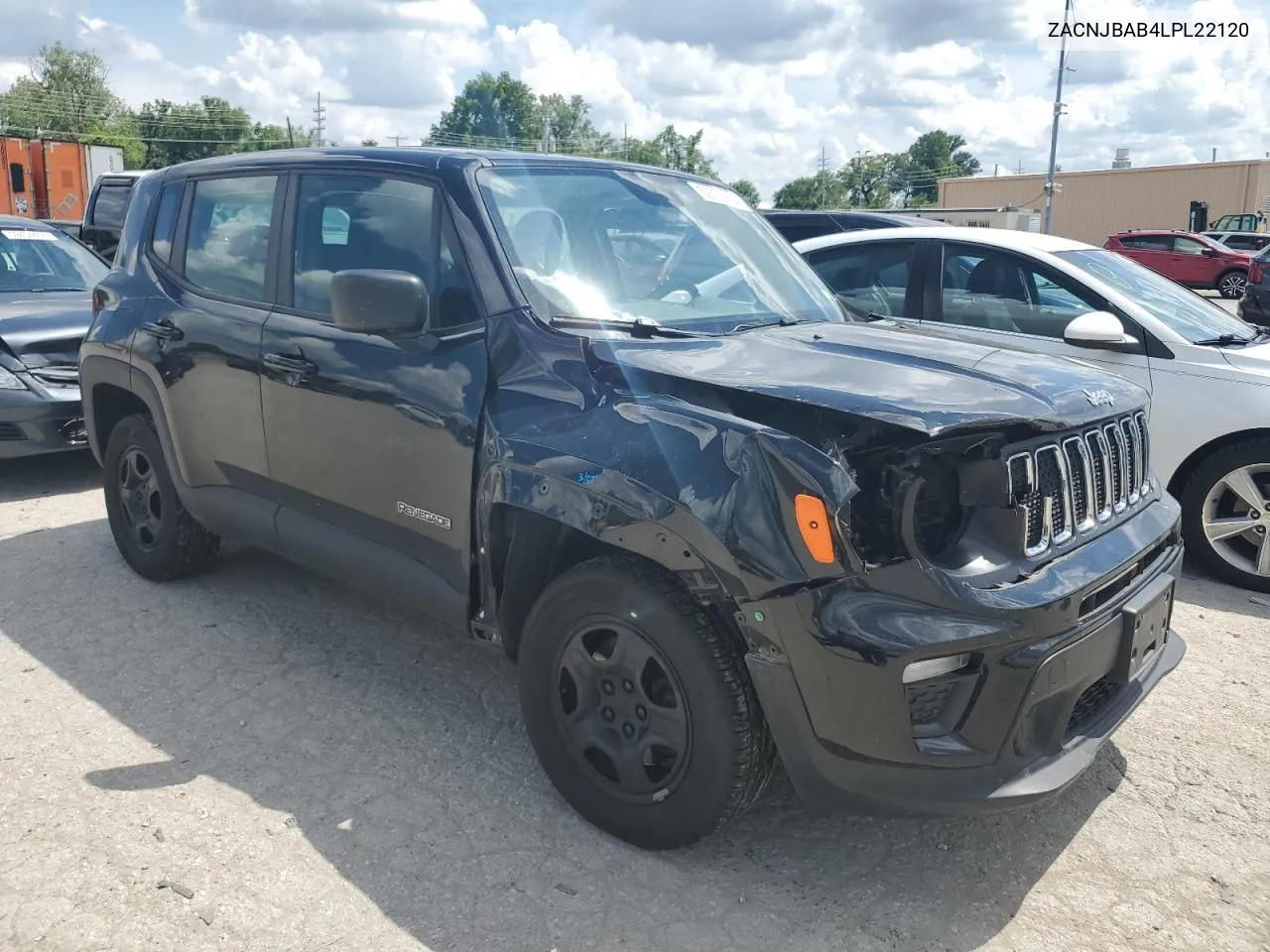 2020 Jeep Renegade Sport VIN: ZACNJBAB4LPL22120 Lot: 59503804