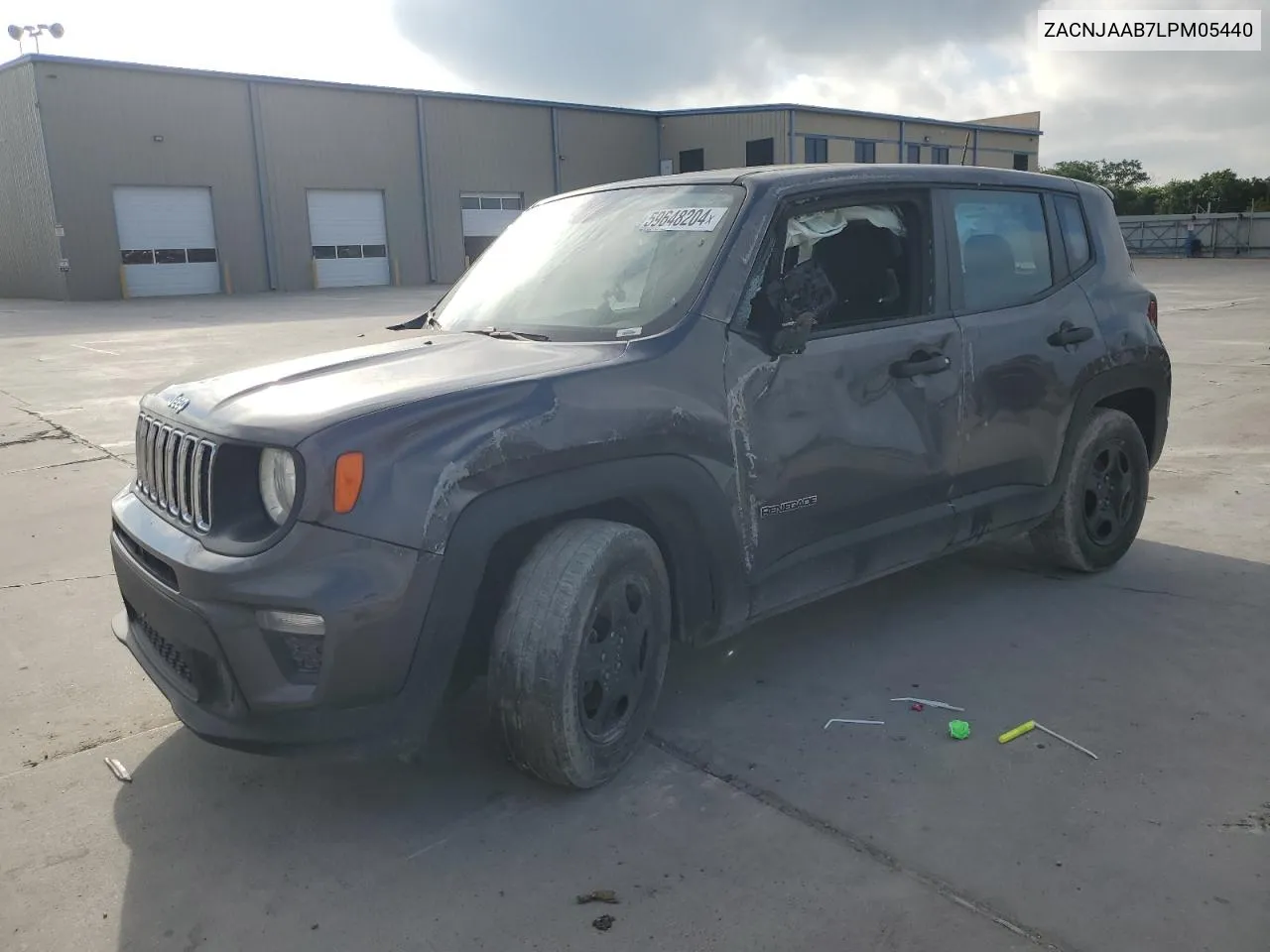 2020 Jeep Renegade Sport VIN: ZACNJAAB7LPM05440 Lot: 59648204