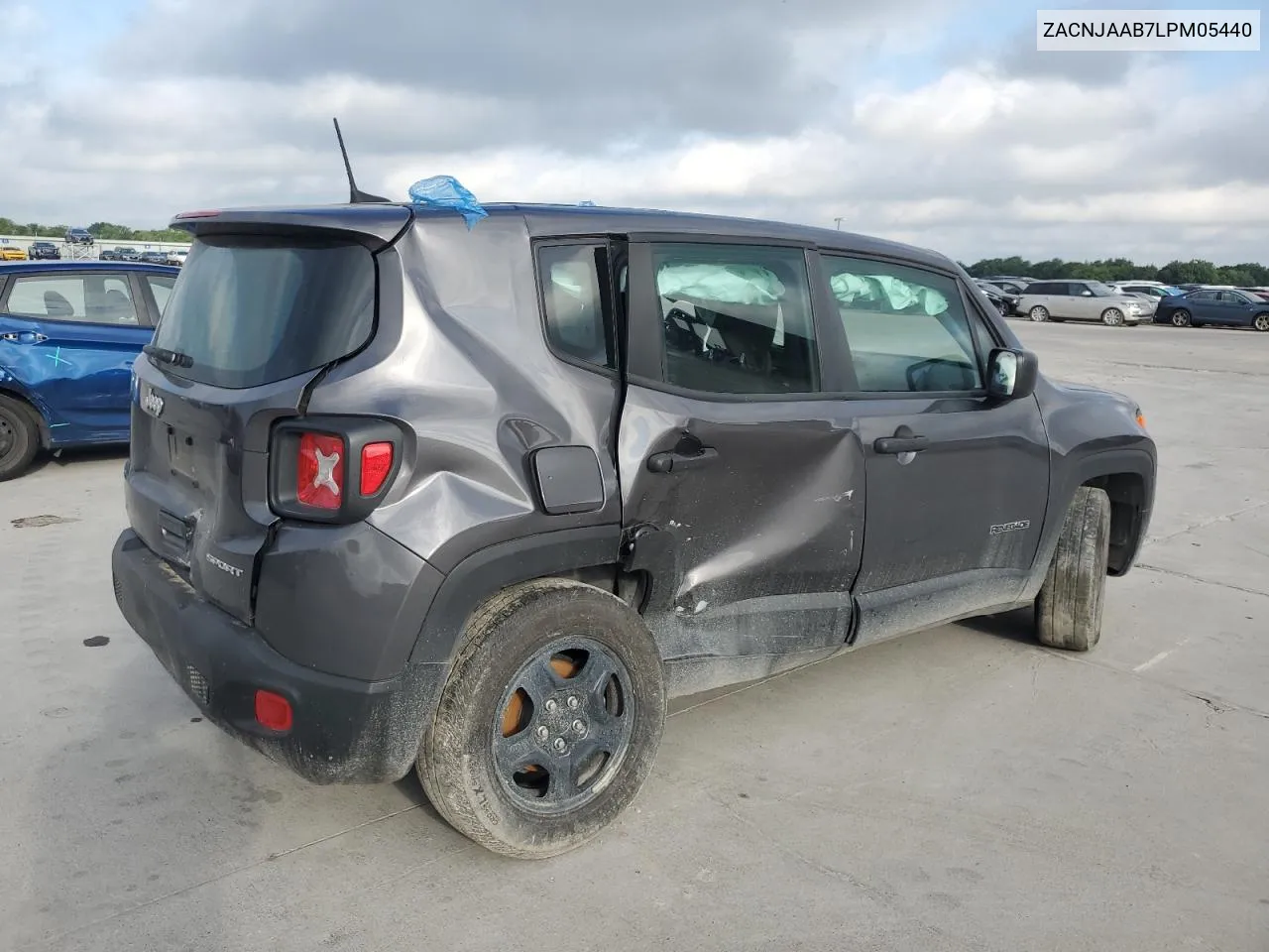 2020 Jeep Renegade Sport VIN: ZACNJAAB7LPM05440 Lot: 59648204