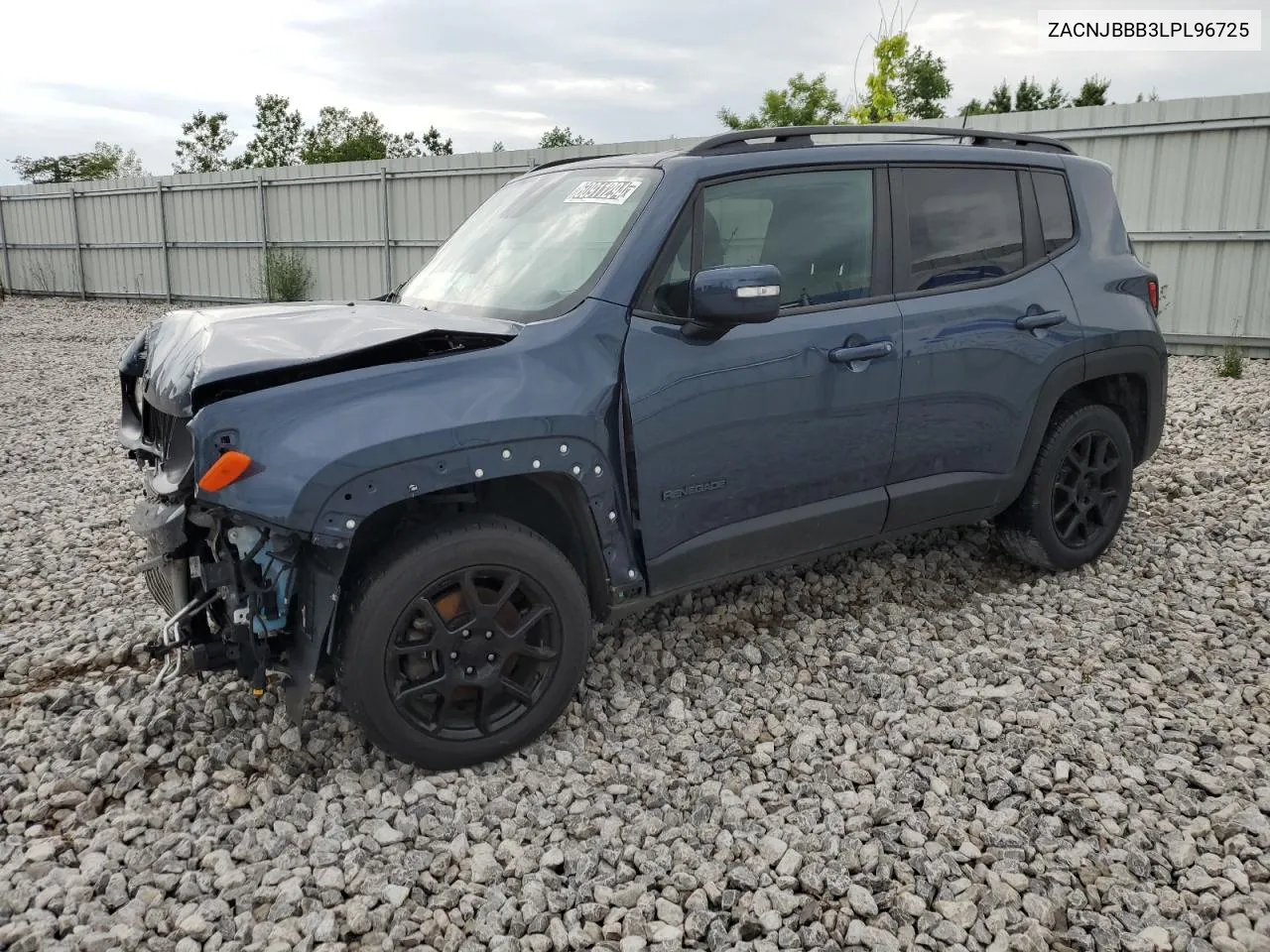 2020 Jeep Renegade Latitude VIN: ZACNJBBB3LPL96725 Lot: 60911294