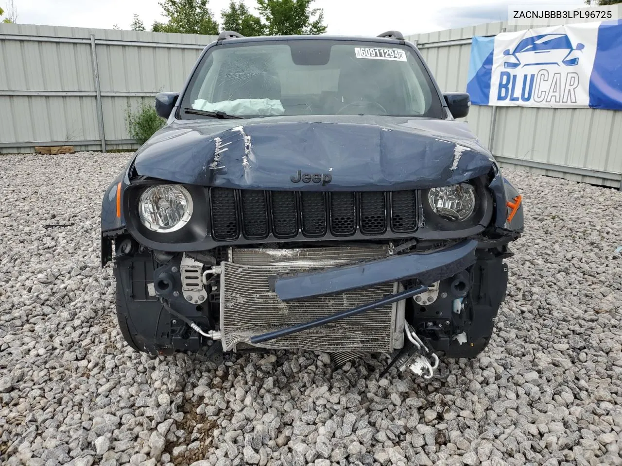 2020 Jeep Renegade Latitude VIN: ZACNJBBB3LPL96725 Lot: 60911294