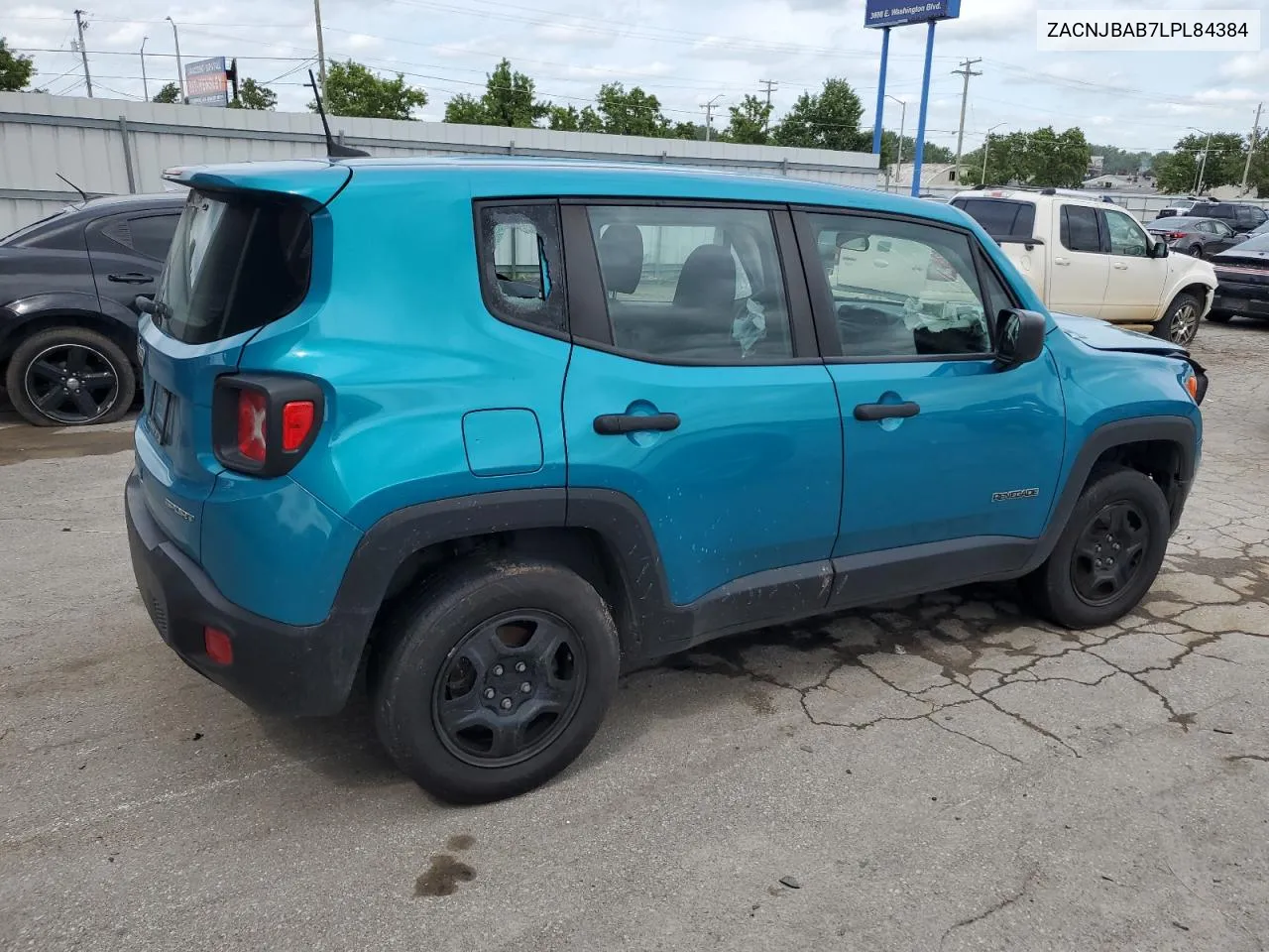 2020 Jeep Renegade Sport VIN: ZACNJBAB7LPL84384 Lot: 61206734