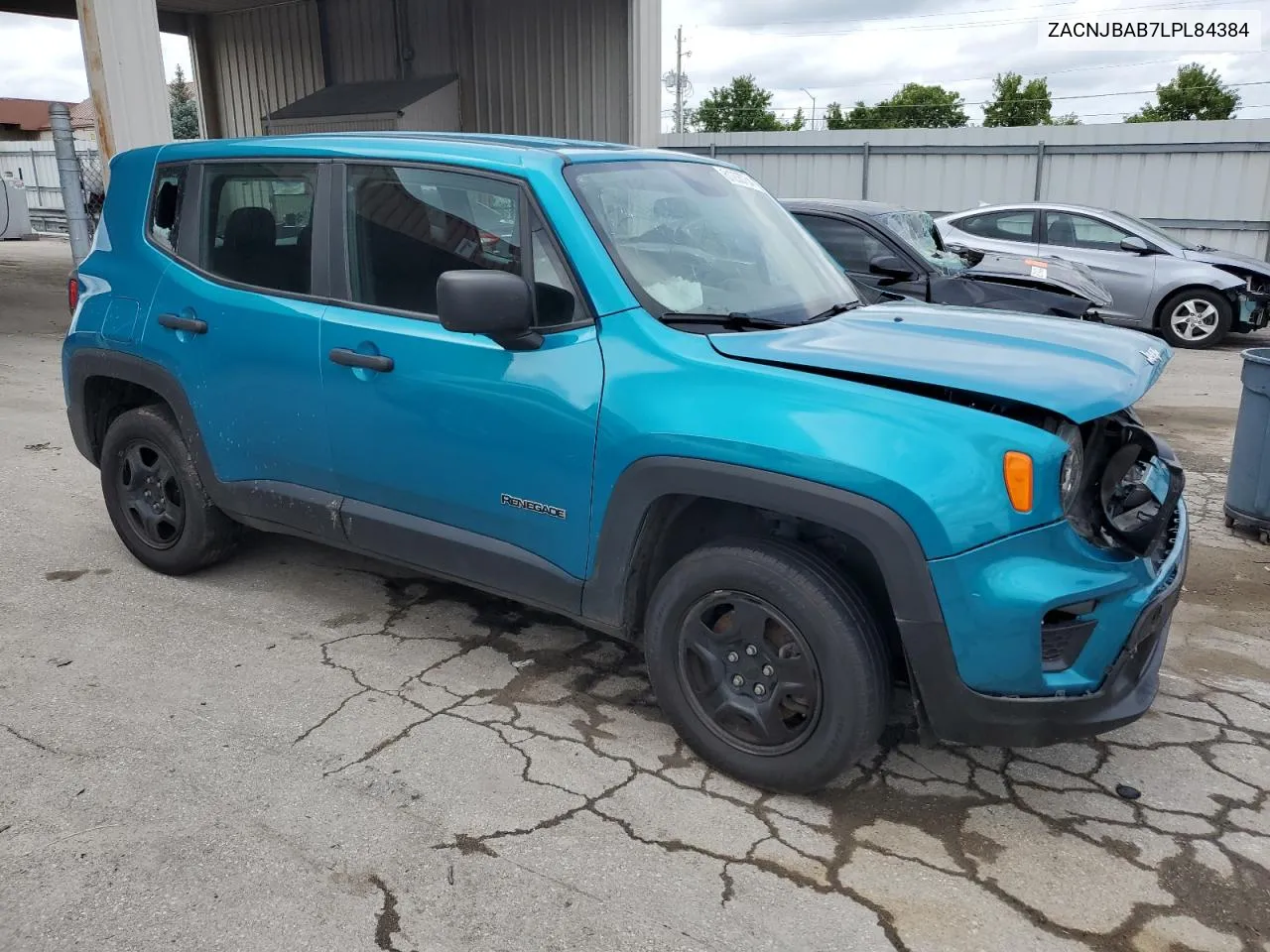 2020 Jeep Renegade Sport VIN: ZACNJBAB7LPL84384 Lot: 61206734