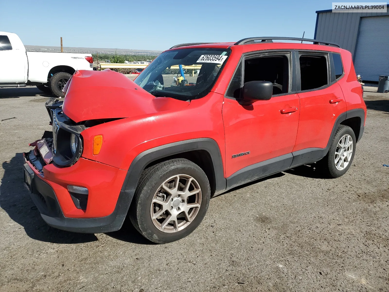 2020 Jeep Renegade Sport VIN: ZACNJAAB7LPL39004 Lot: 62603594