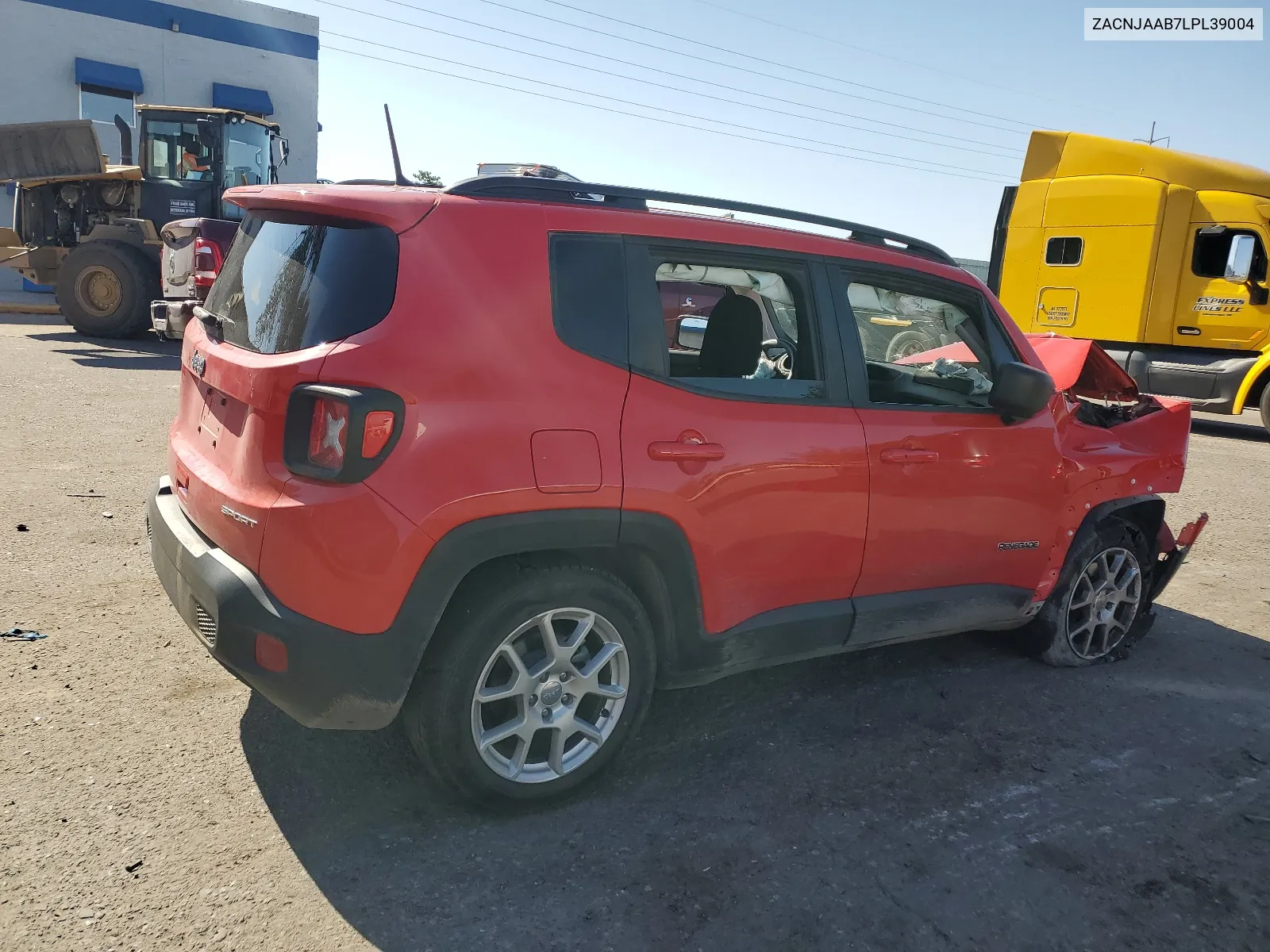 2020 Jeep Renegade Sport VIN: ZACNJAAB7LPL39004 Lot: 62603594