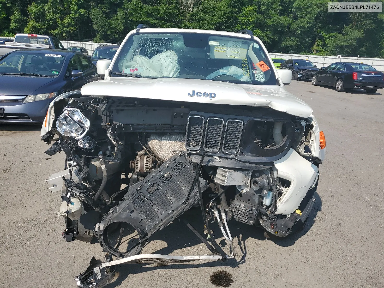 2020 Jeep Renegade Latitude VIN: ZACNJBBB4LPL71476 Lot: 62832874