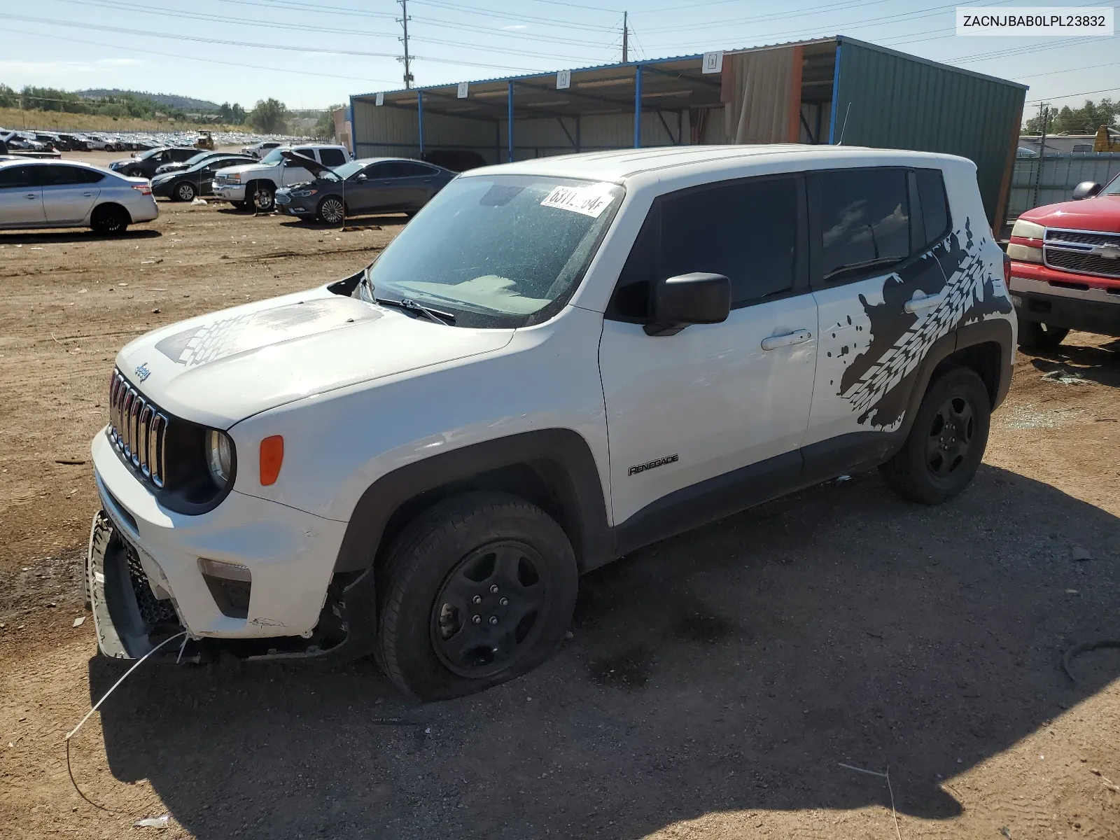 2020 Jeep Renegade Sport VIN: ZACNJBAB0LPL23832 Lot: 63113564