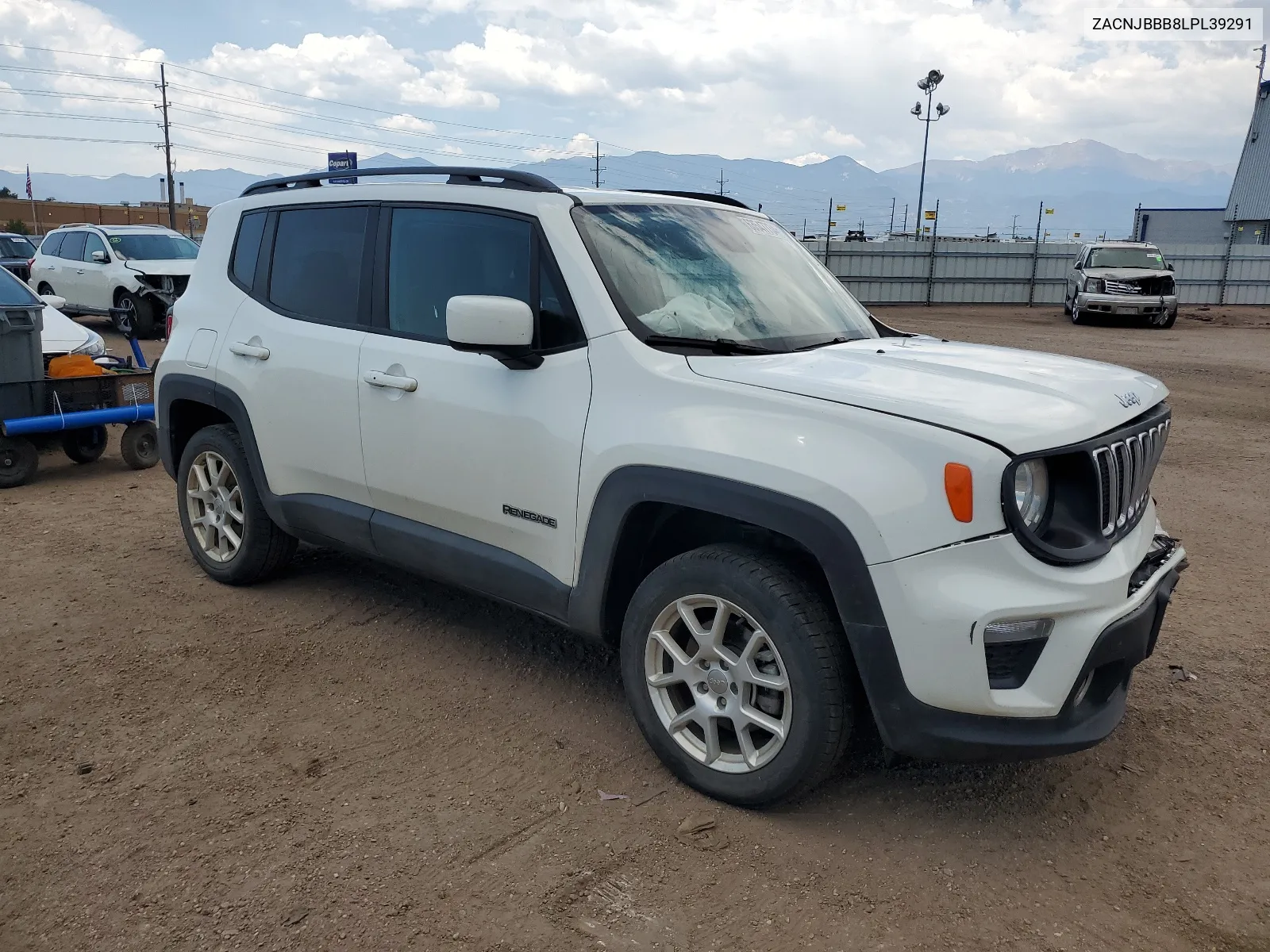 2020 Jeep Renegade Latitude VIN: ZACNJBBB8LPL39291 Lot: 63547734