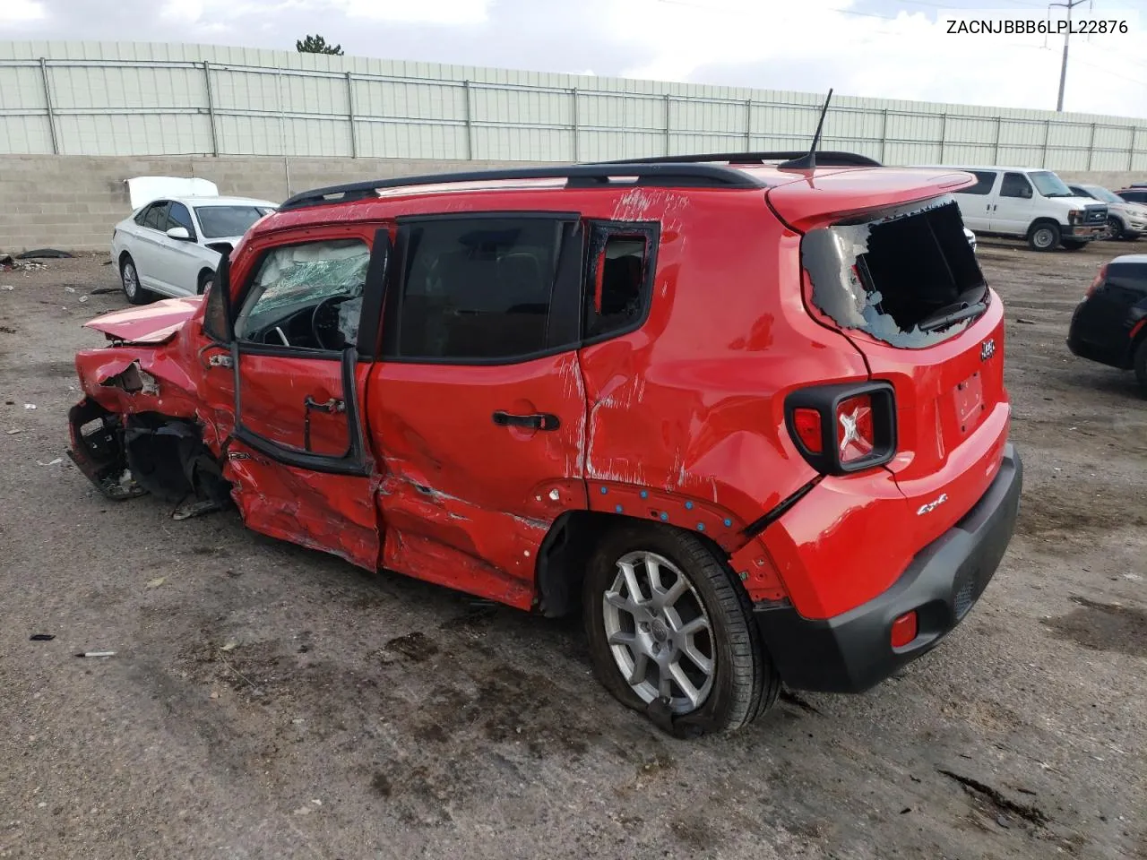 2020 Jeep Renegade Latitude VIN: ZACNJBBB6LPL22876 Lot: 64632064