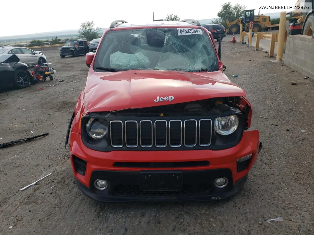 2020 Jeep Renegade Latitude VIN: ZACNJBBB6LPL22876 Lot: 64632064