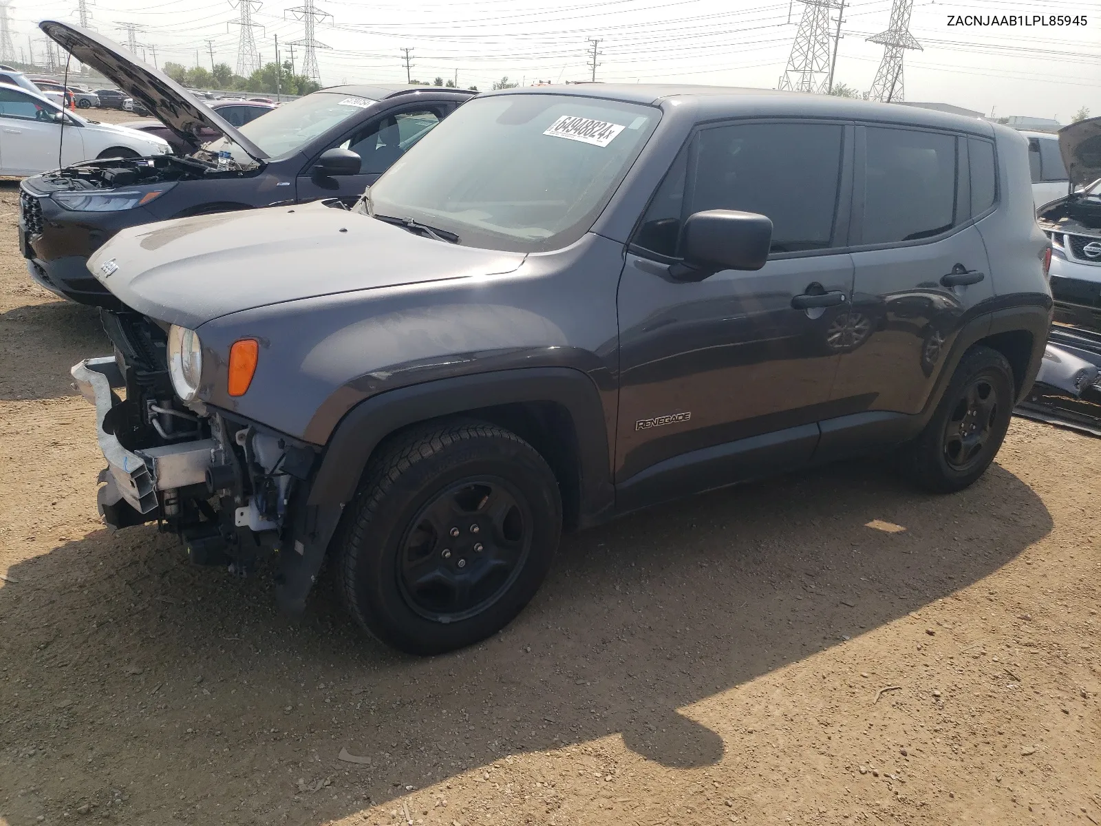 2020 Jeep Renegade Sport VIN: ZACNJAAB1LPL85945 Lot: 64948824