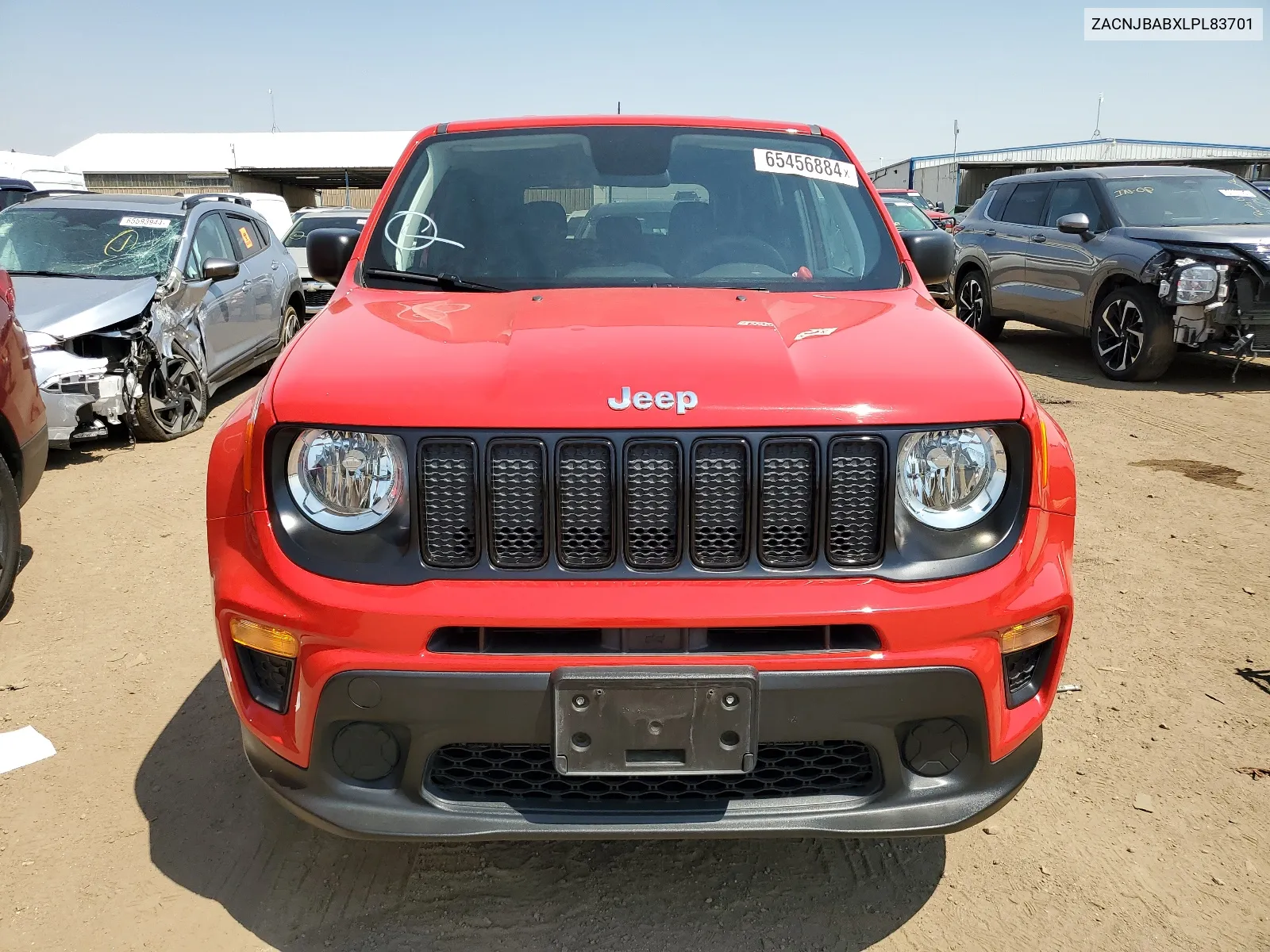 2020 Jeep Renegade Sport VIN: ZACNJBABXLPL83701 Lot: 65456884