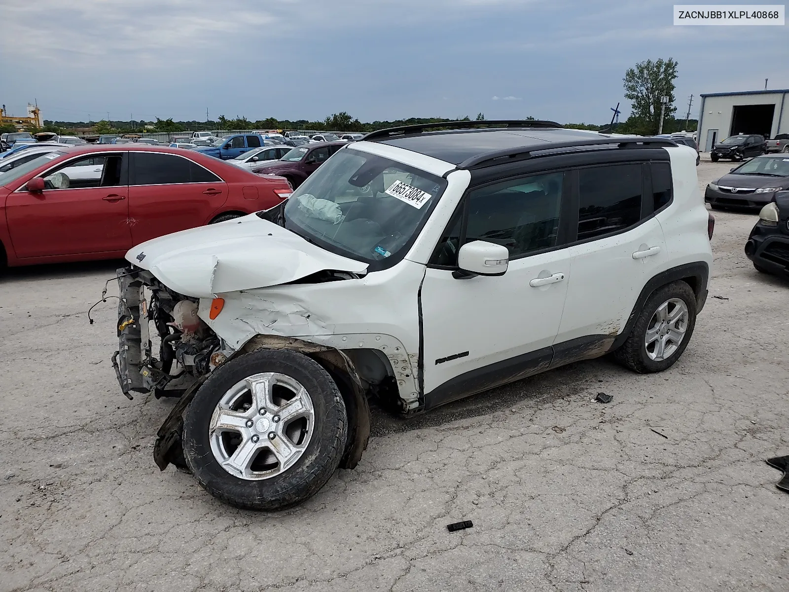 2020 Jeep Renegade Latitude VIN: ZACNJBB1XLPL40868 Lot: 66573084