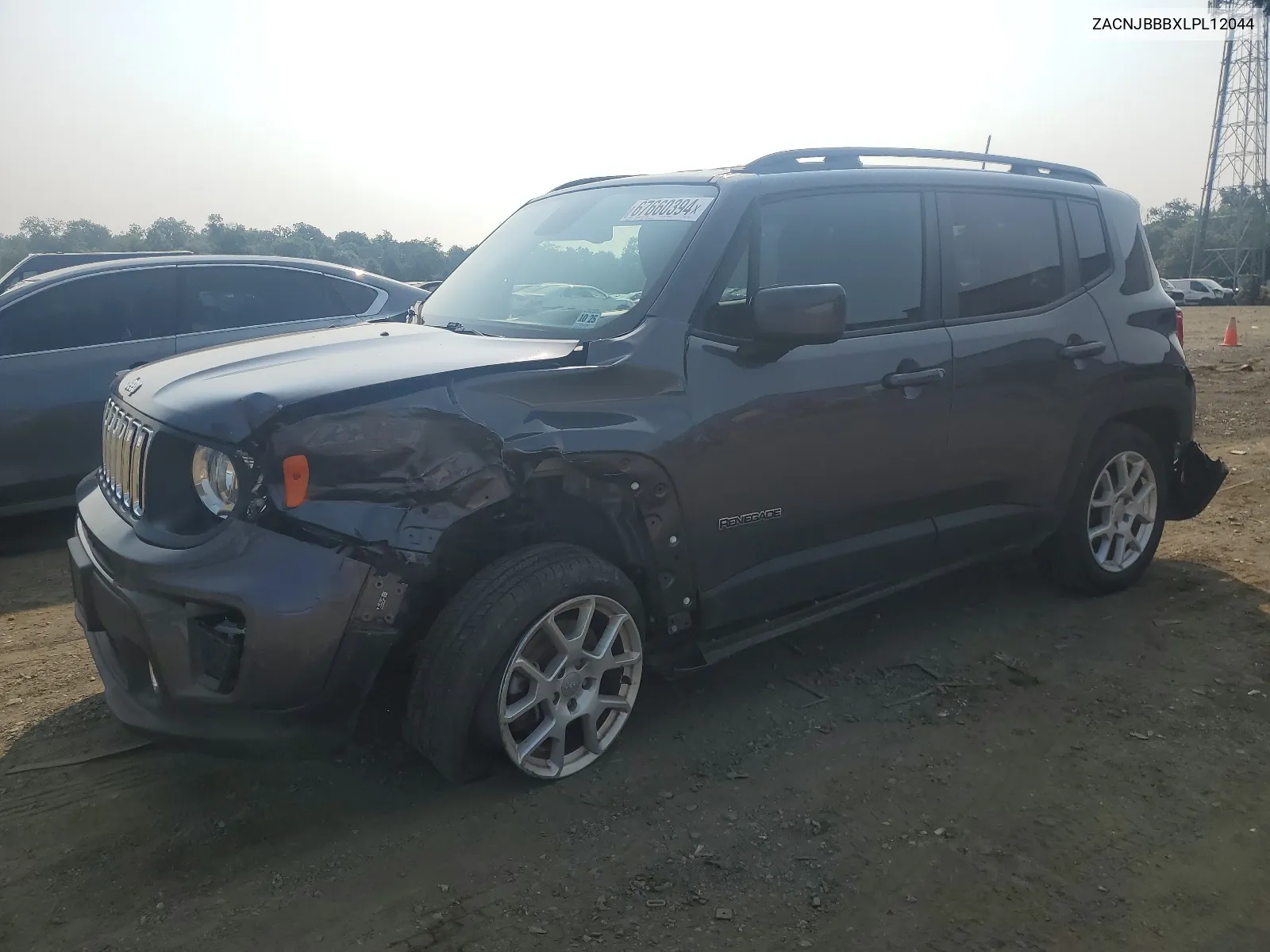 2020 Jeep Renegade Latitude VIN: ZACNJBBBXLPL12044 Lot: 67660394