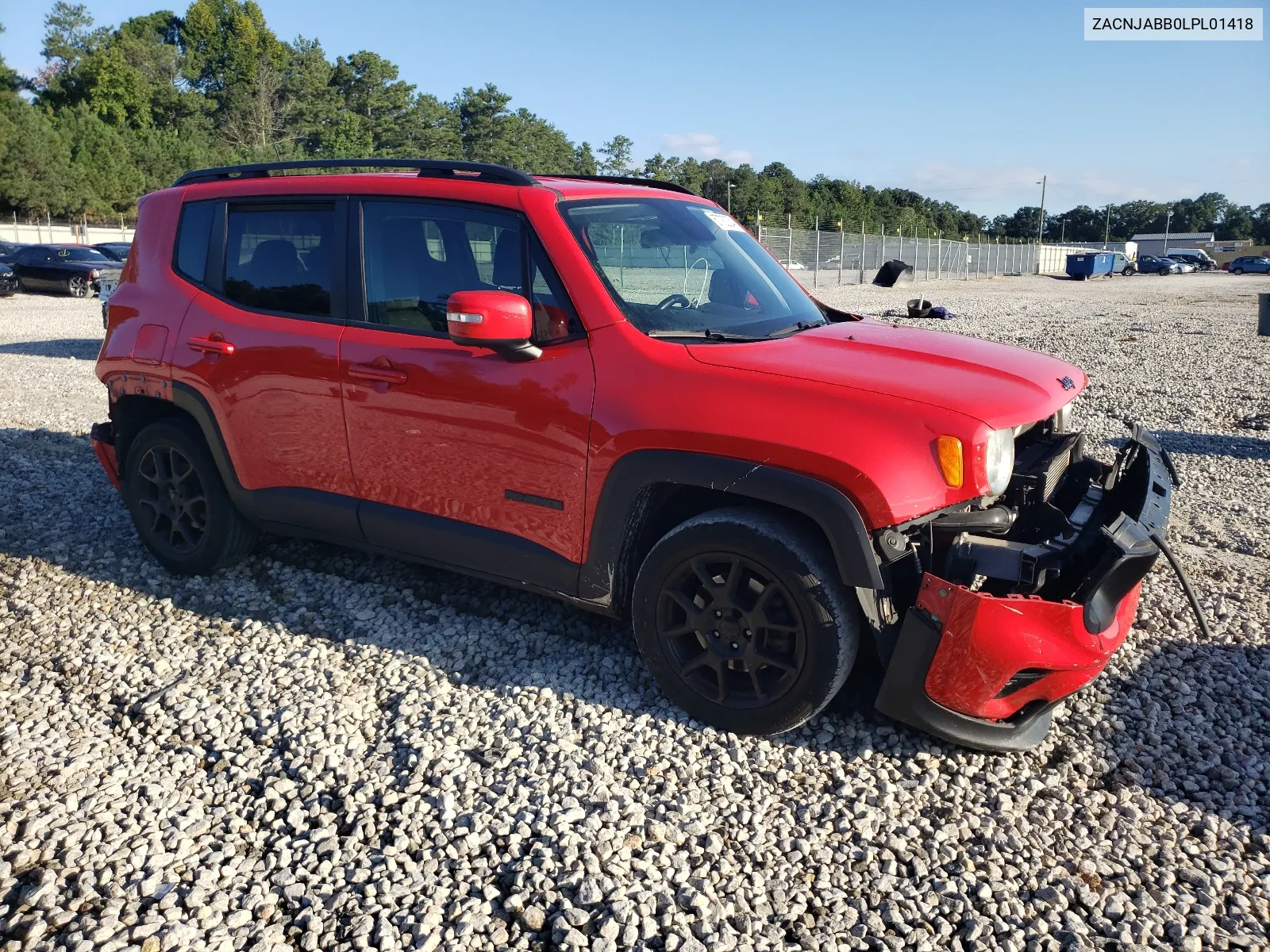 2020 Jeep Renegade Latitude VIN: ZACNJABB0LPL01418 Lot: 67782054