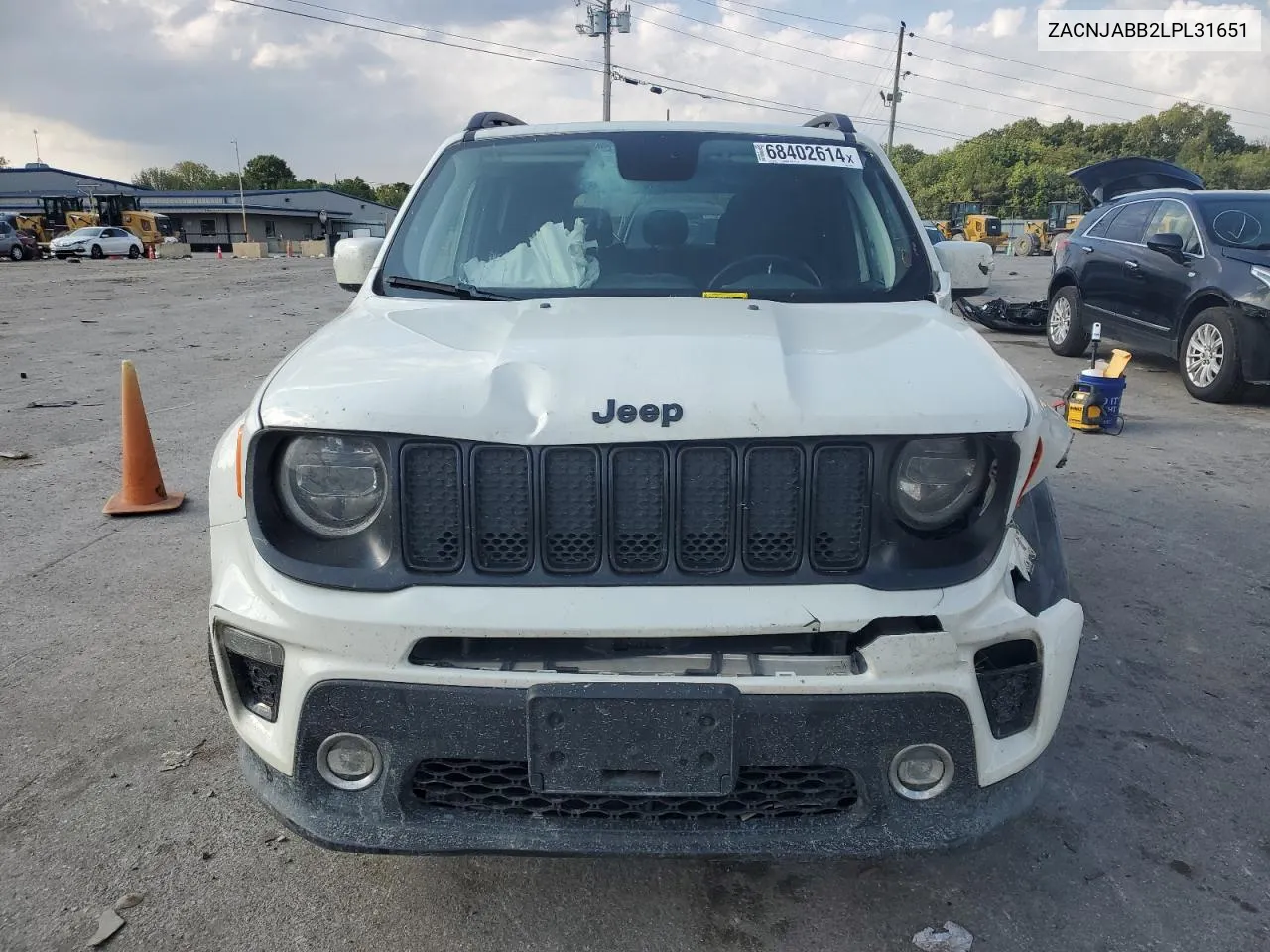 2020 Jeep Renegade Latitude VIN: ZACNJABB2LPL31651 Lot: 68402614